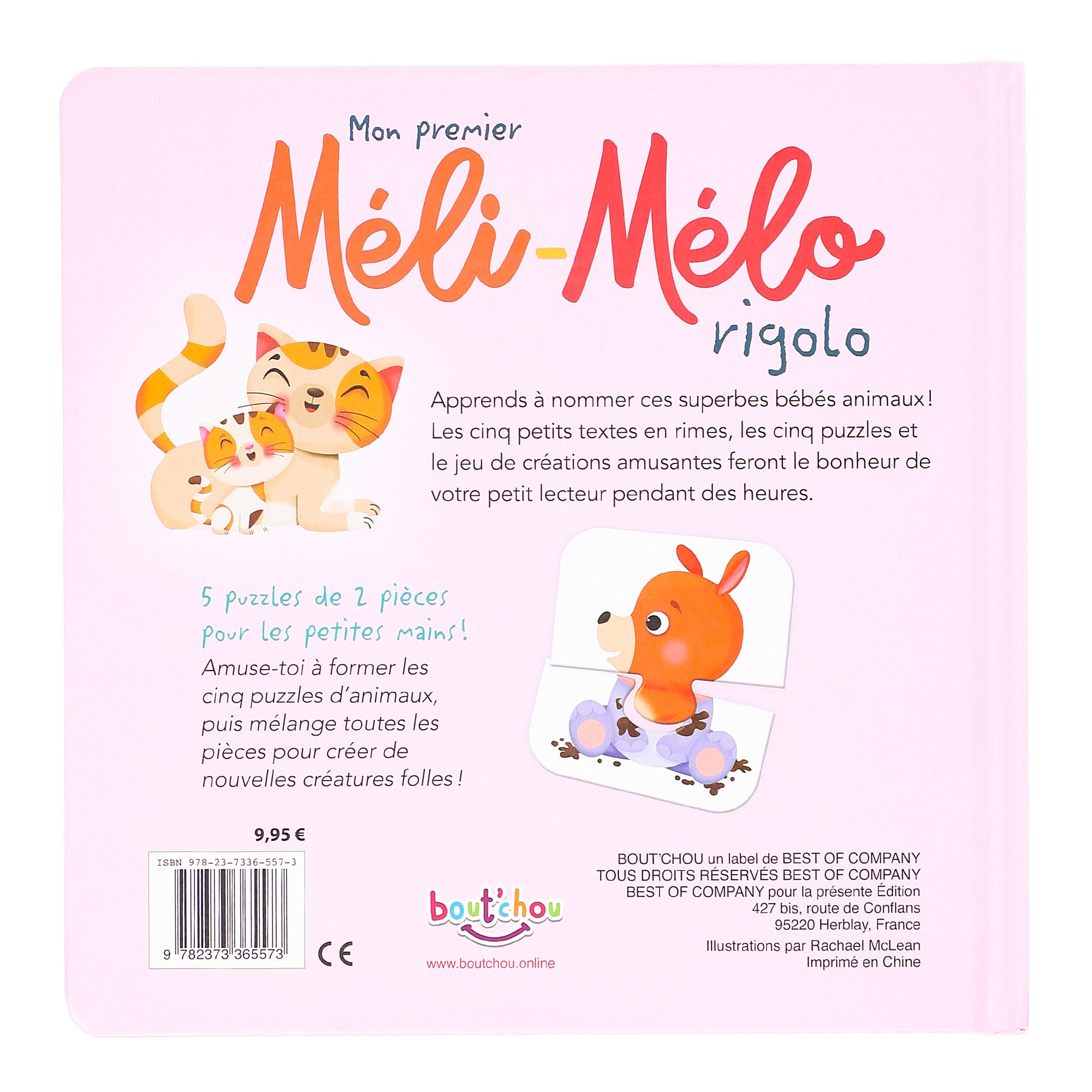 Mon premier méli-mélo rigolo - Violet
