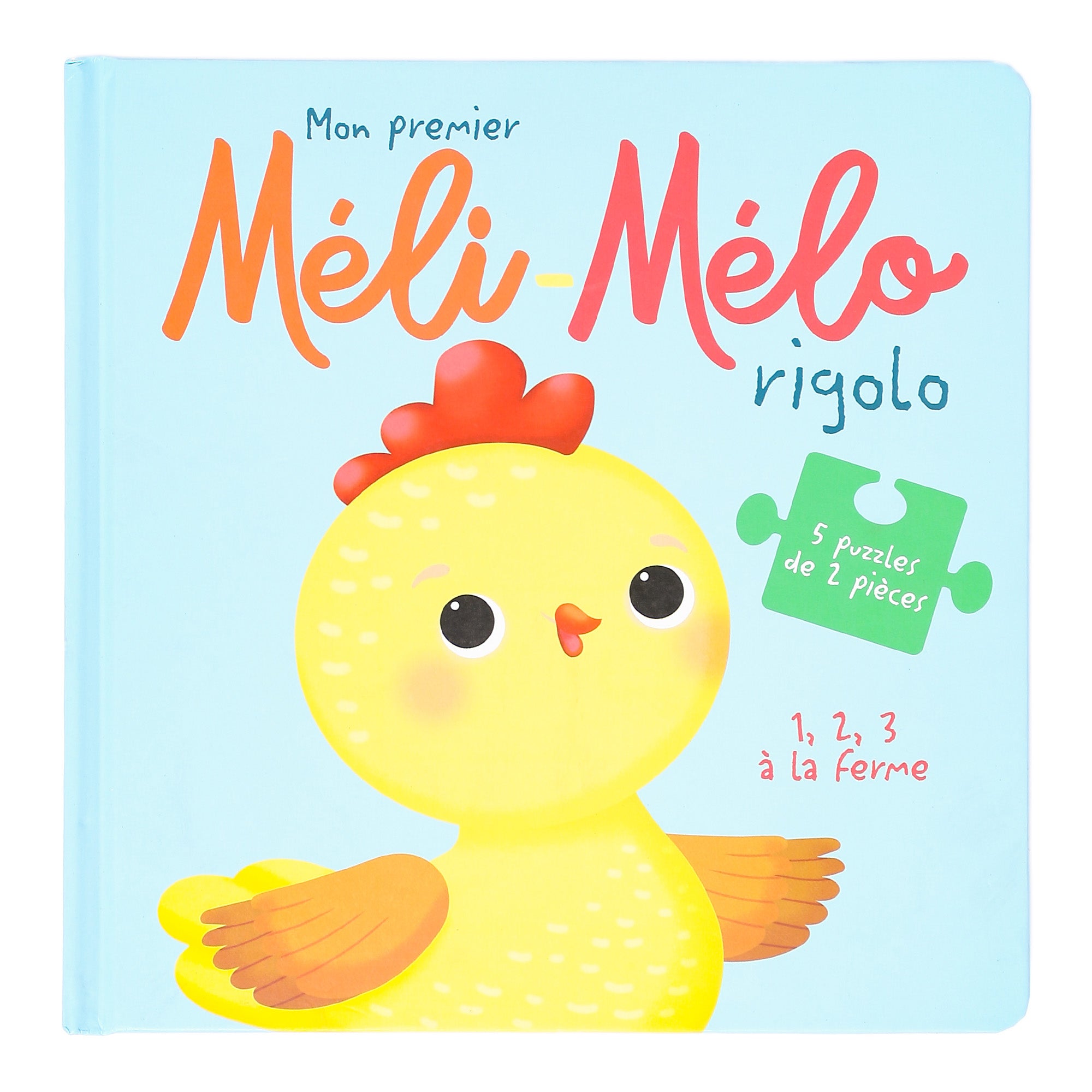 Mon premier méli-mélo rigolo - Bleu clair