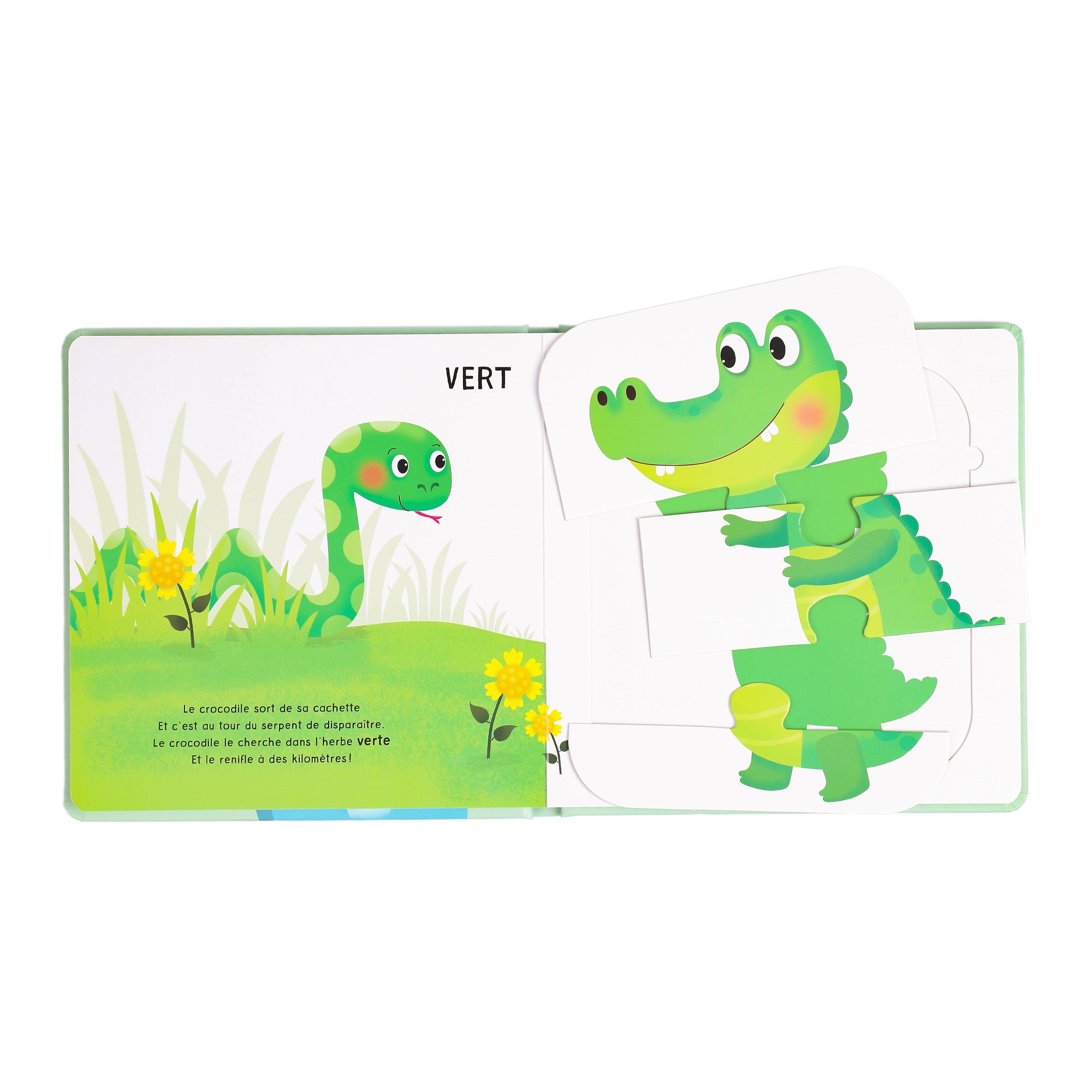 Mon premier méli-mélo rigolo - Vert