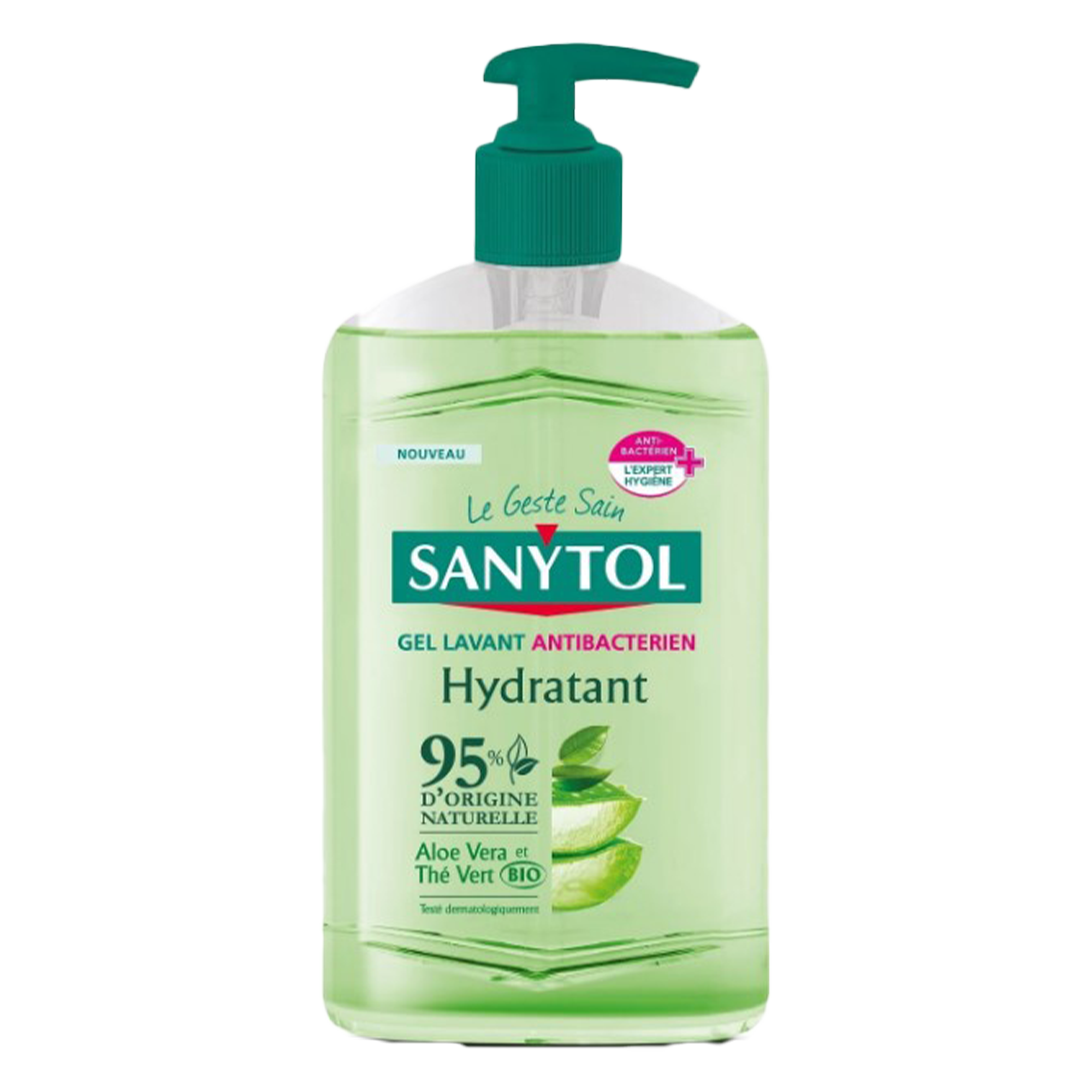 Gel lavant mains antibactérien hydratant