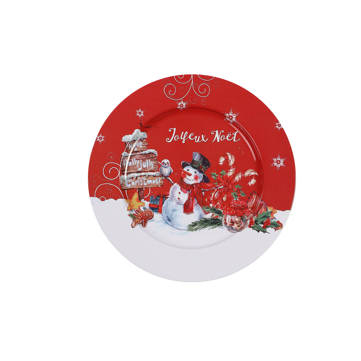 Sous-main métal de Noël 33 cm