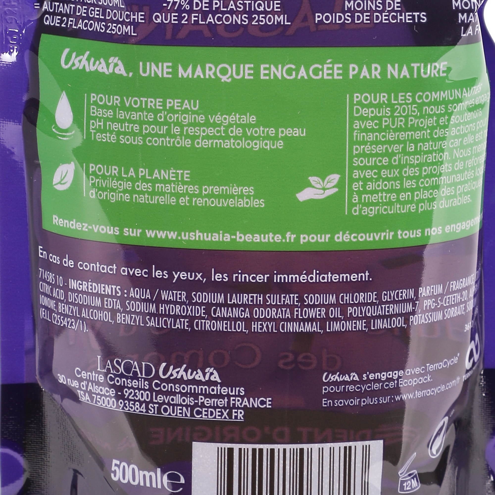 Recharge gel douche délassante Ylang