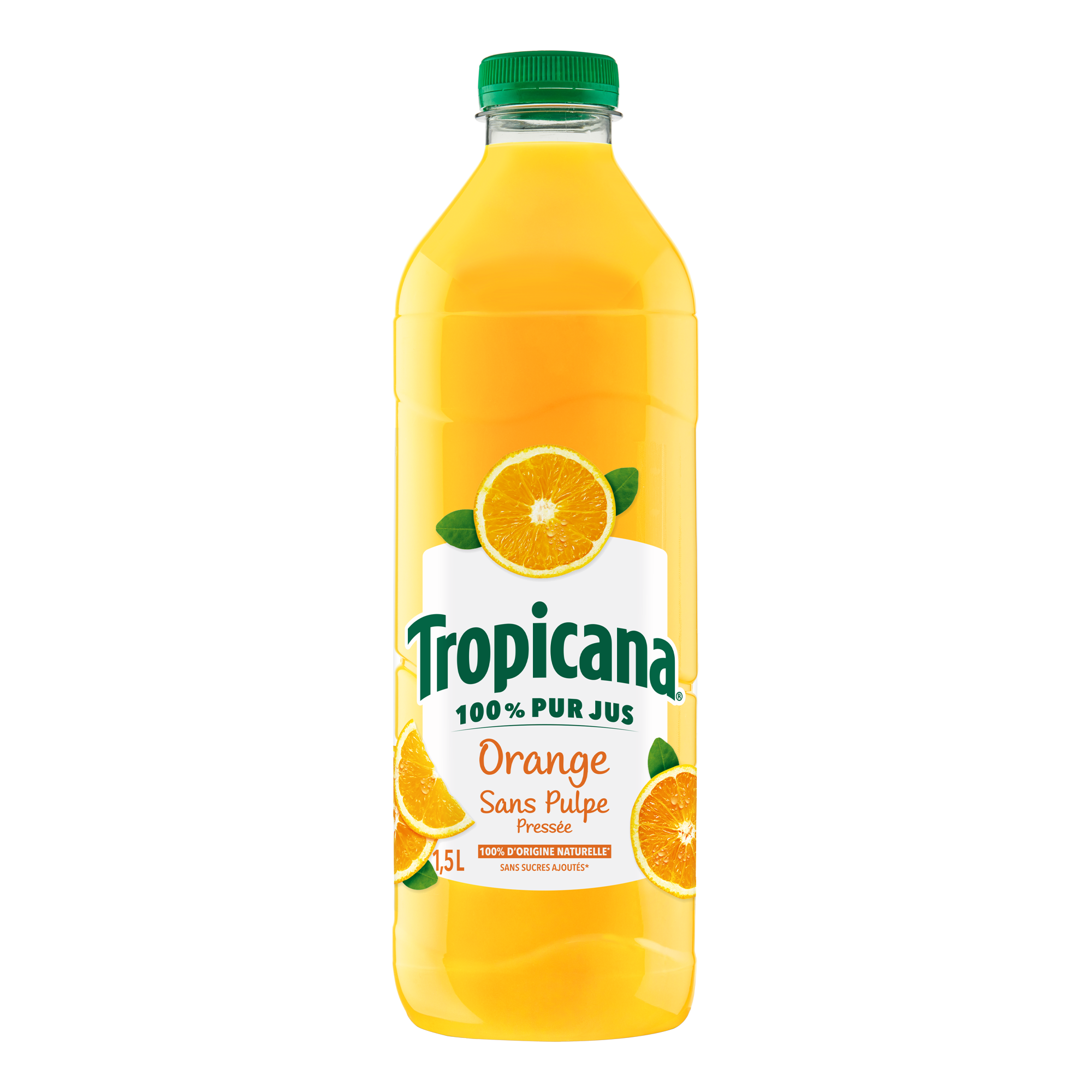 Tropicana Orange sans pulpe format familiale 1,5L