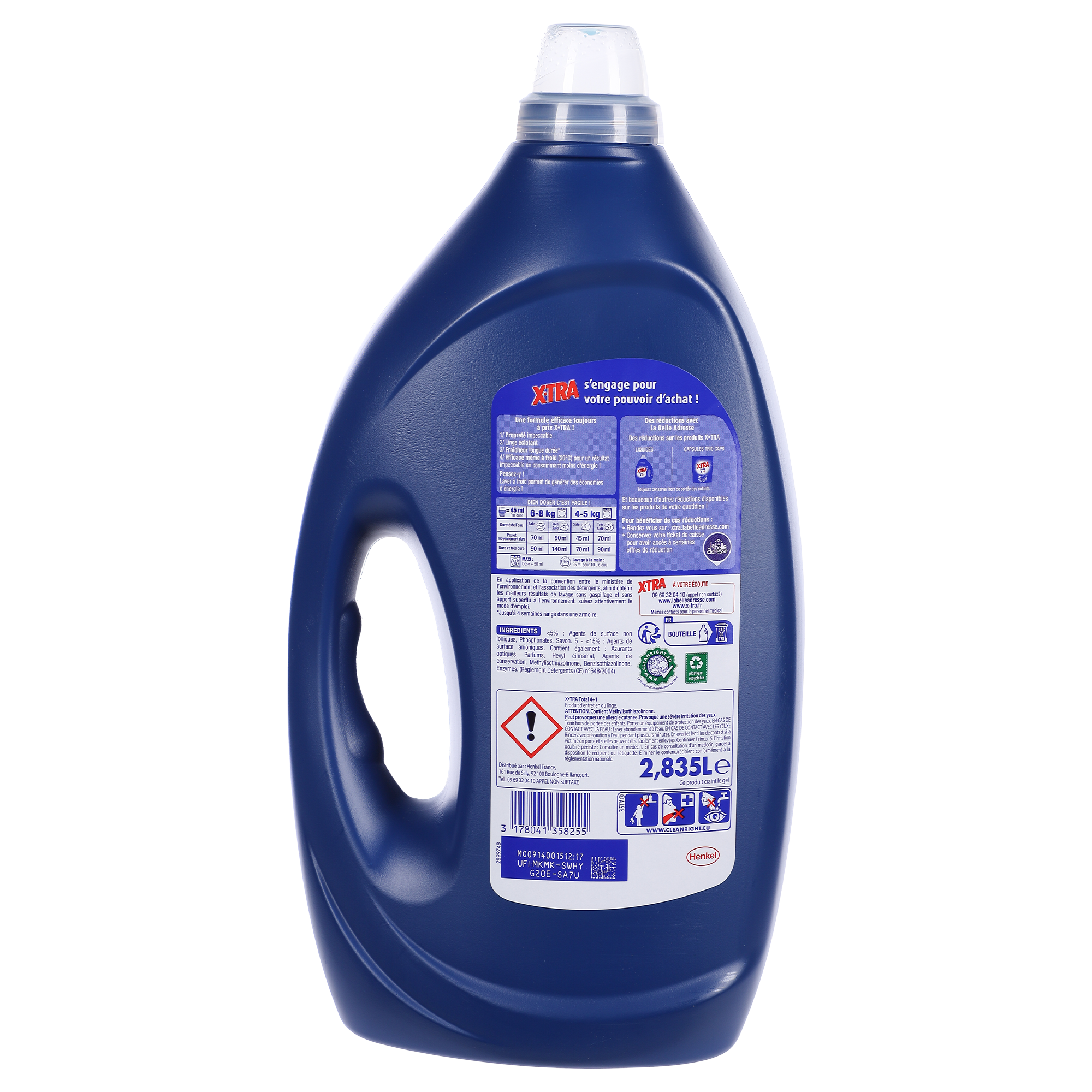 63 doses lessive liquide total 4+1