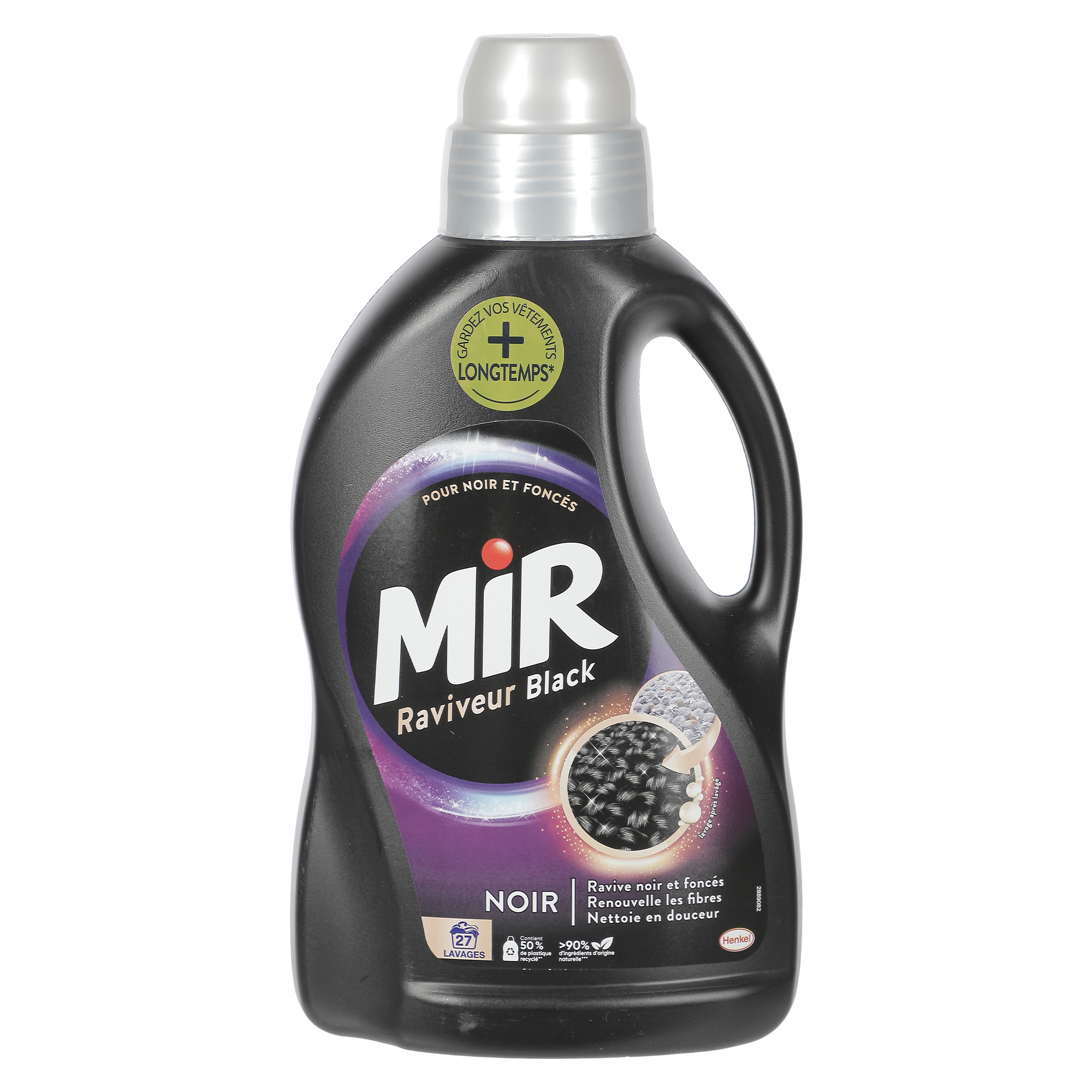 27 doses de lessive liquide raviveur de noir