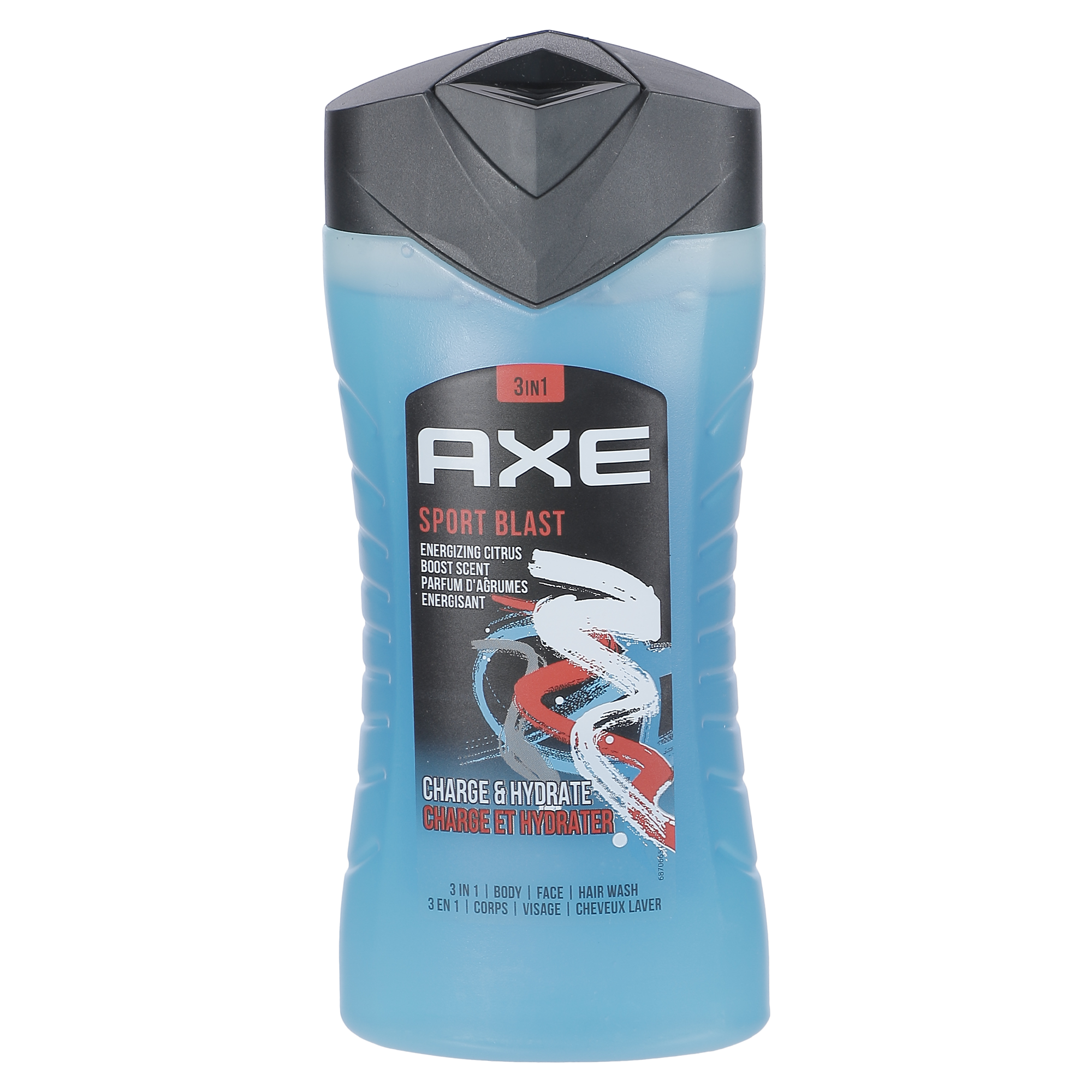 Gel douche corps et cheveux 3 en 1 Sport Blast