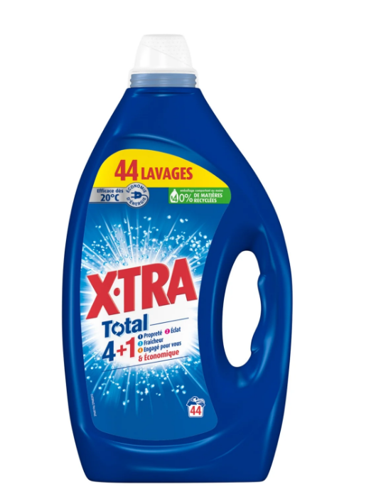 40 doses de lessive liquide Total 4en1 Deo fraicheur et anti-odeurs