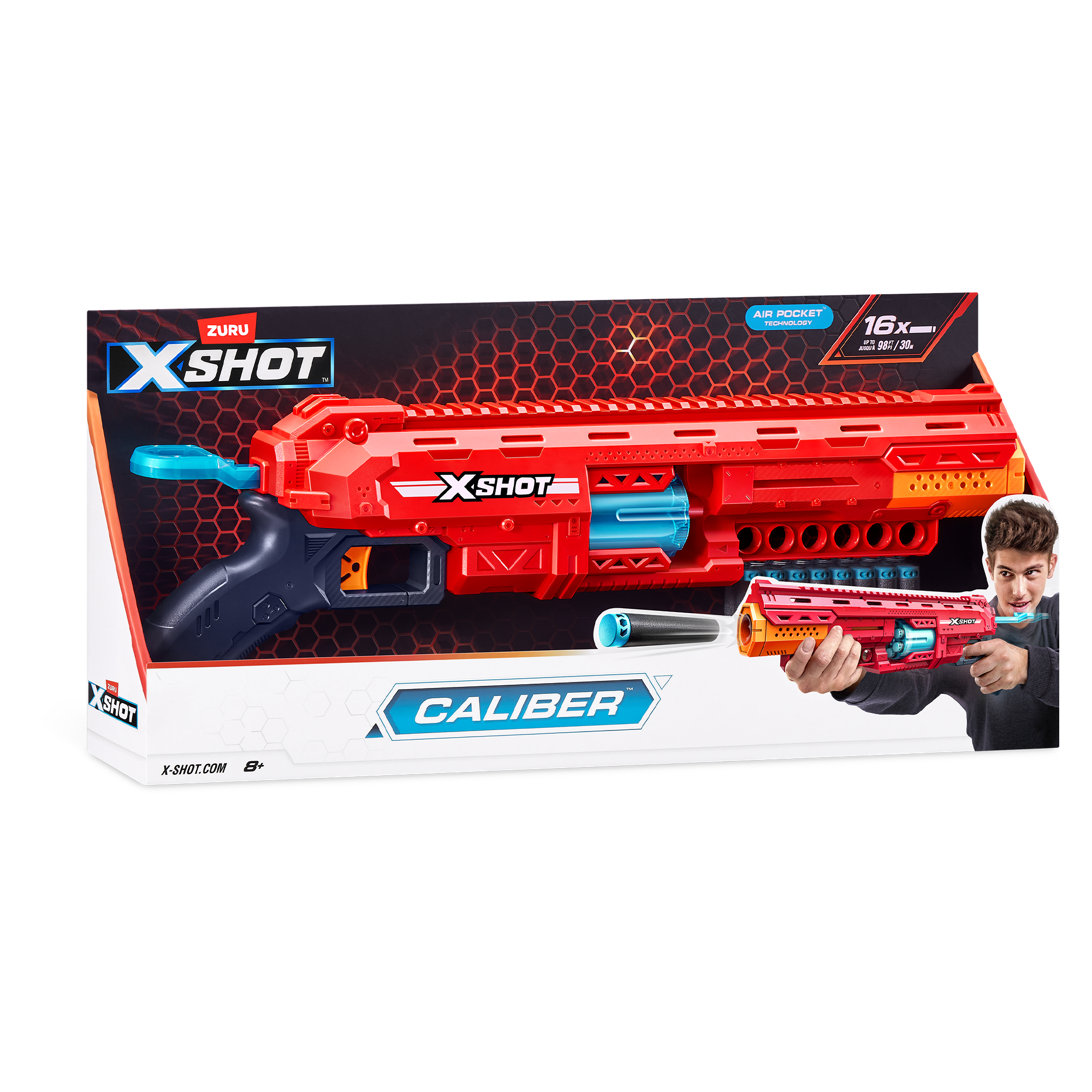 X-Shot Caliber + 16 munitions