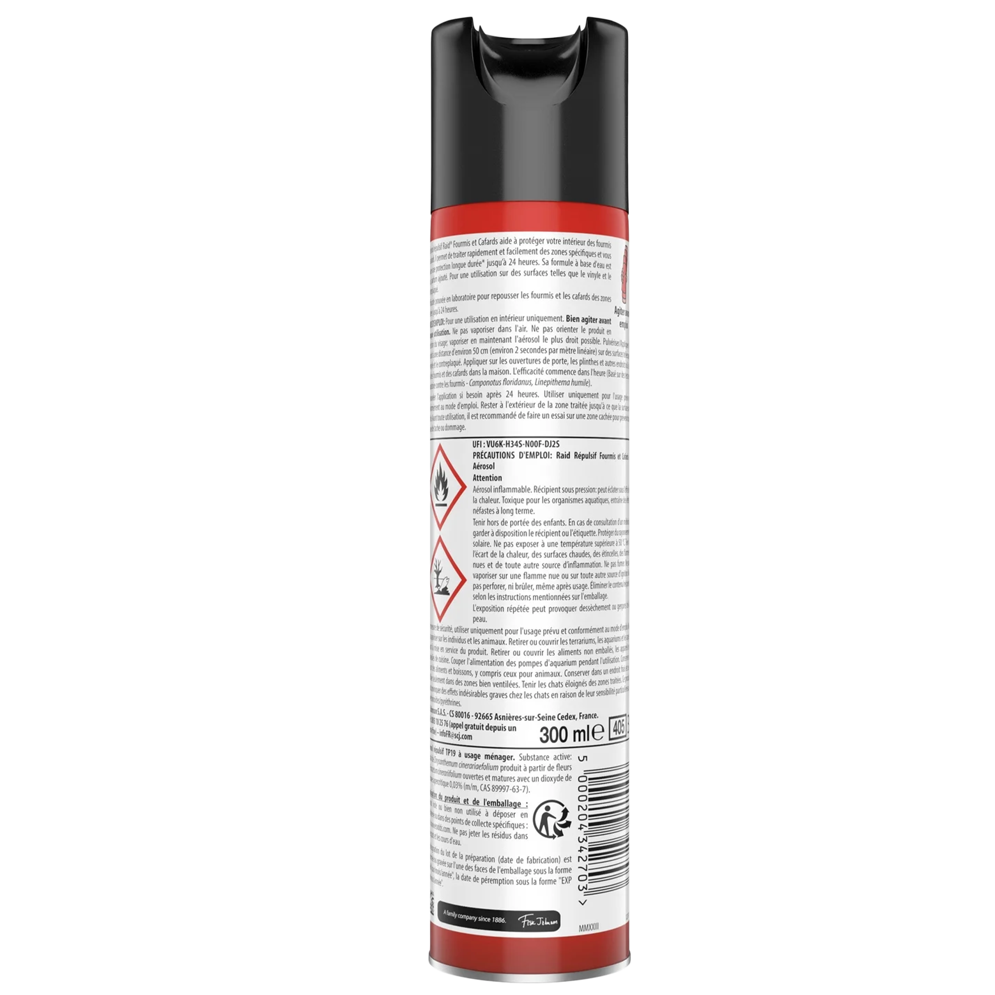 SPRAY REPULSIF FOURMIS ET CAFARDS