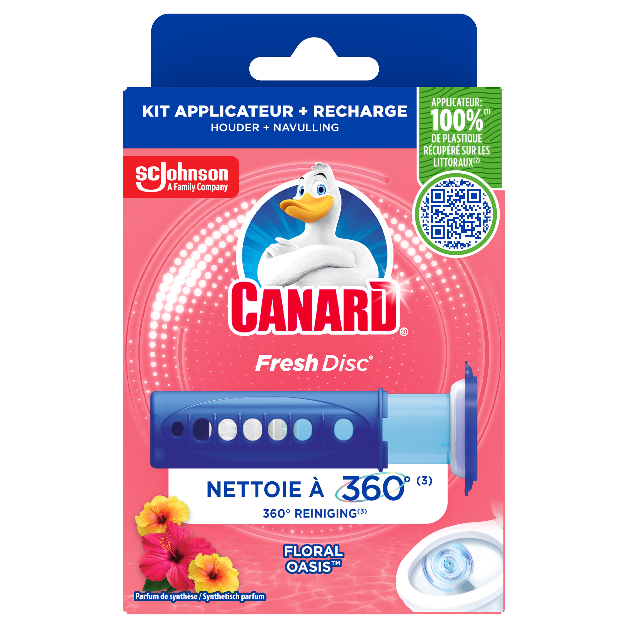 Applicateur fresh disc + 6 disques floral oasis