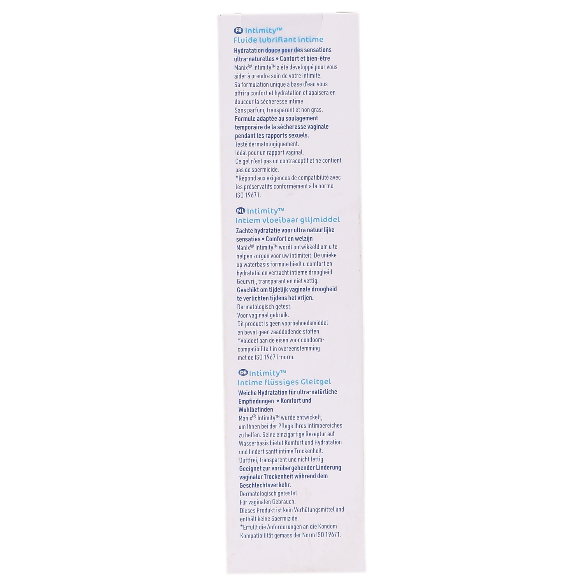 Gel lubrifiant fluide
