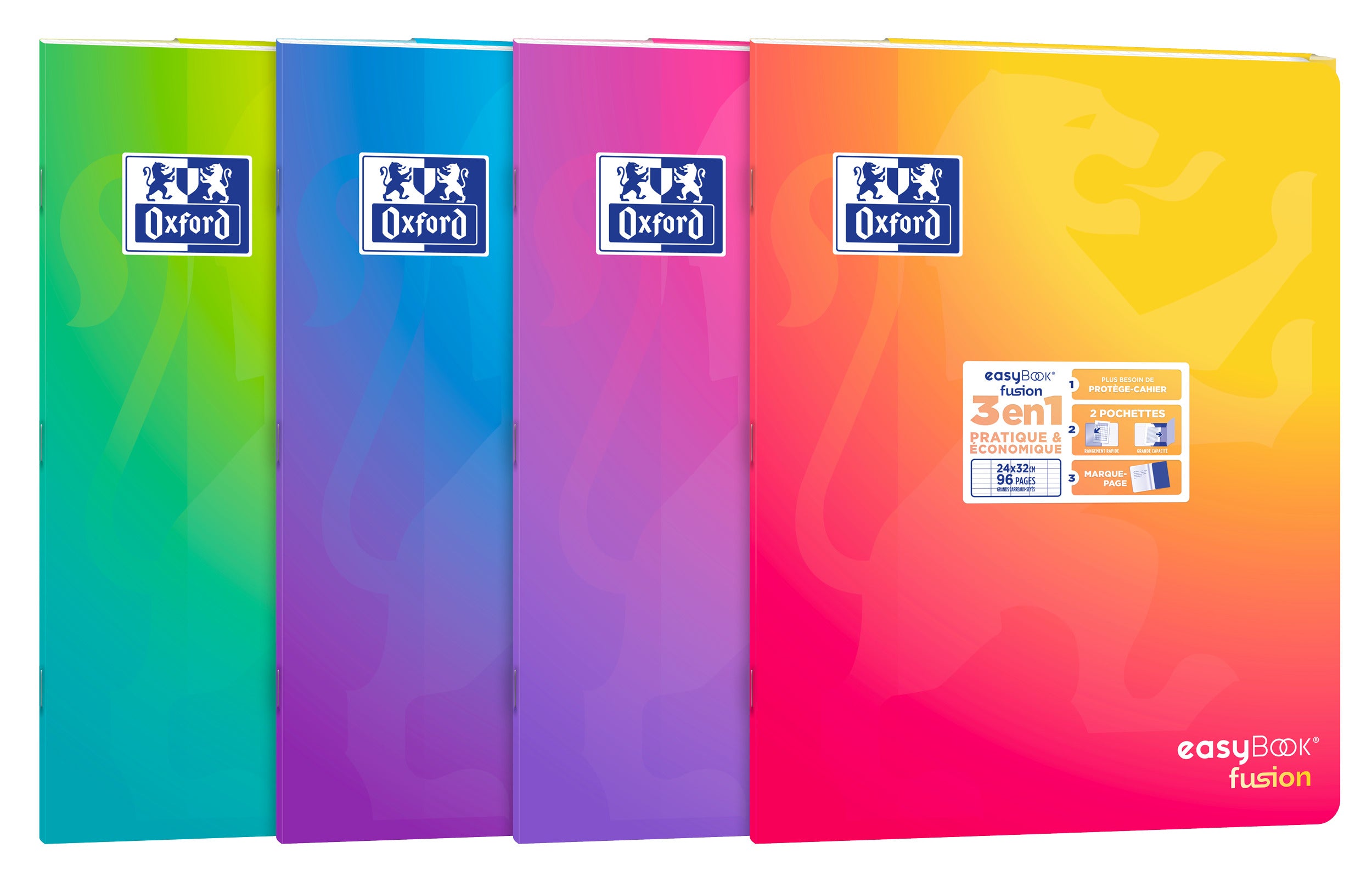 Cahier easybook fusion Oxford 96 pages