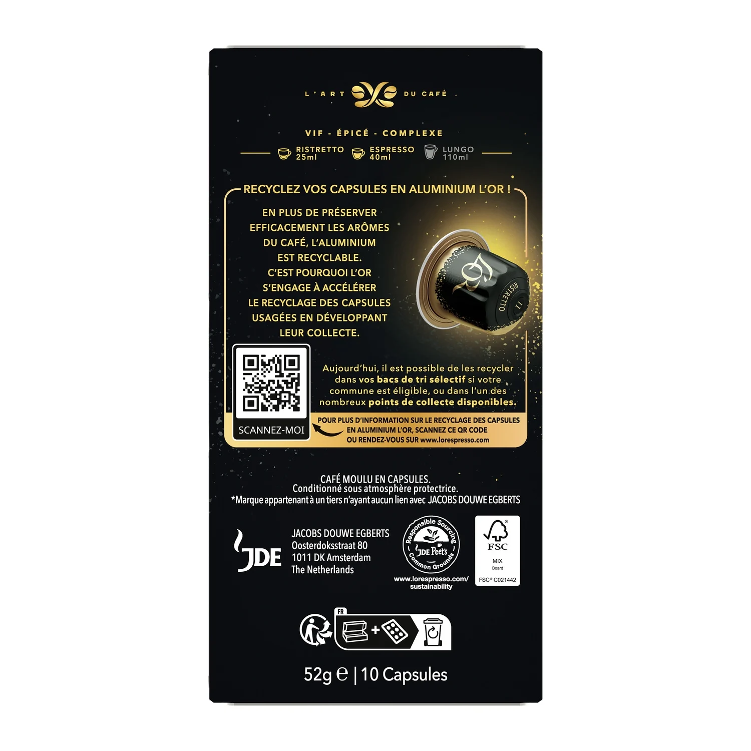 10 capsules Espresso Ristretto 11