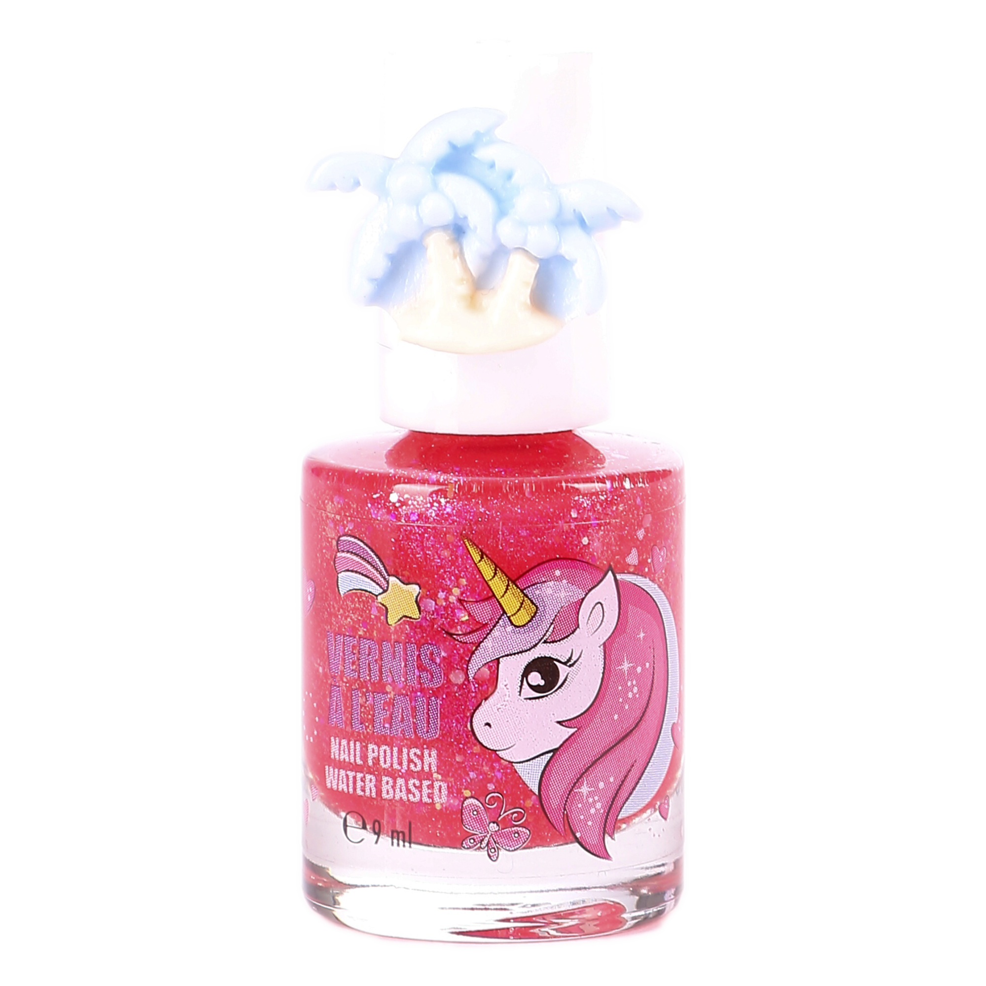 Vernis à ongles à l'eau ros Licorne