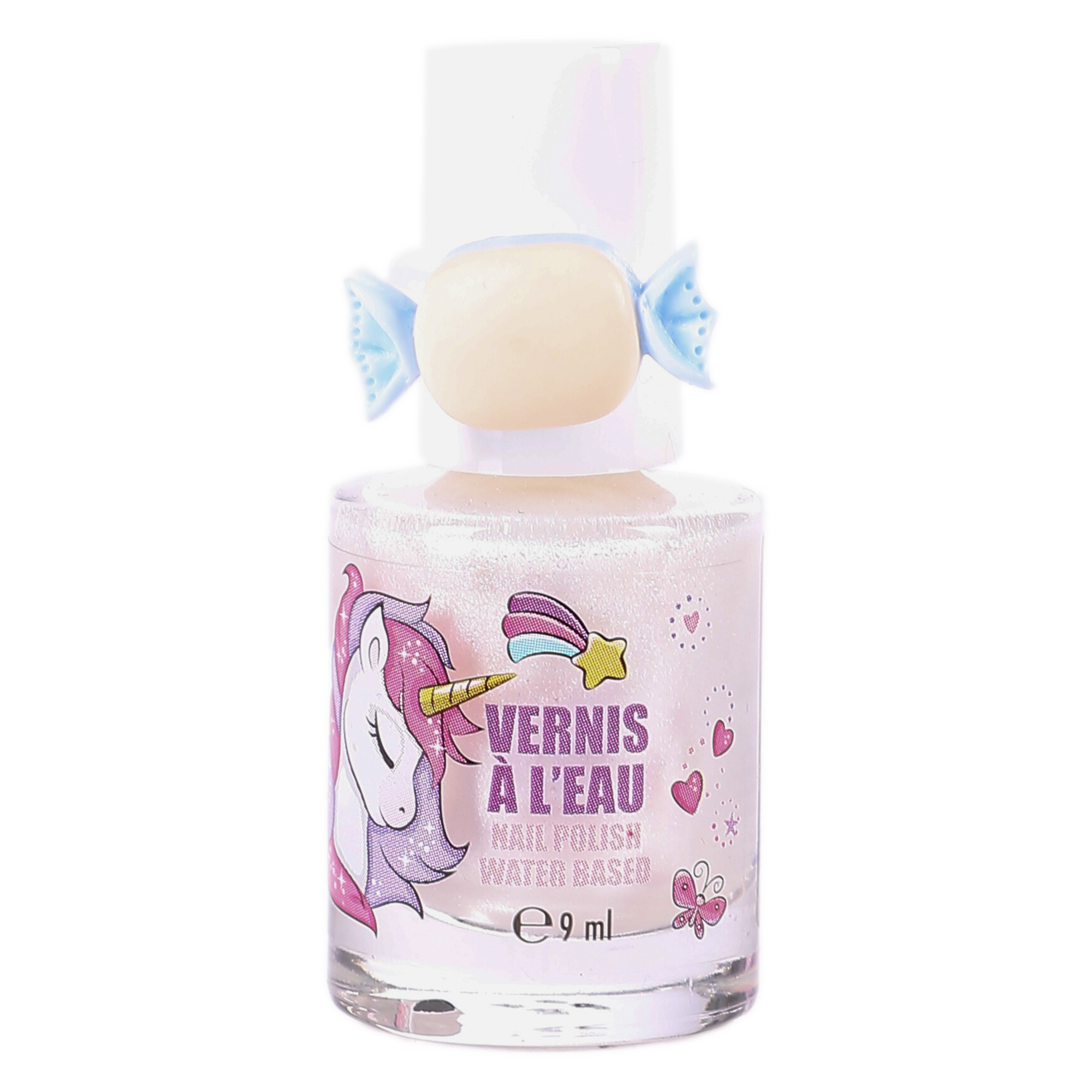 Vernis à ongles à l'eau blanc Licorne