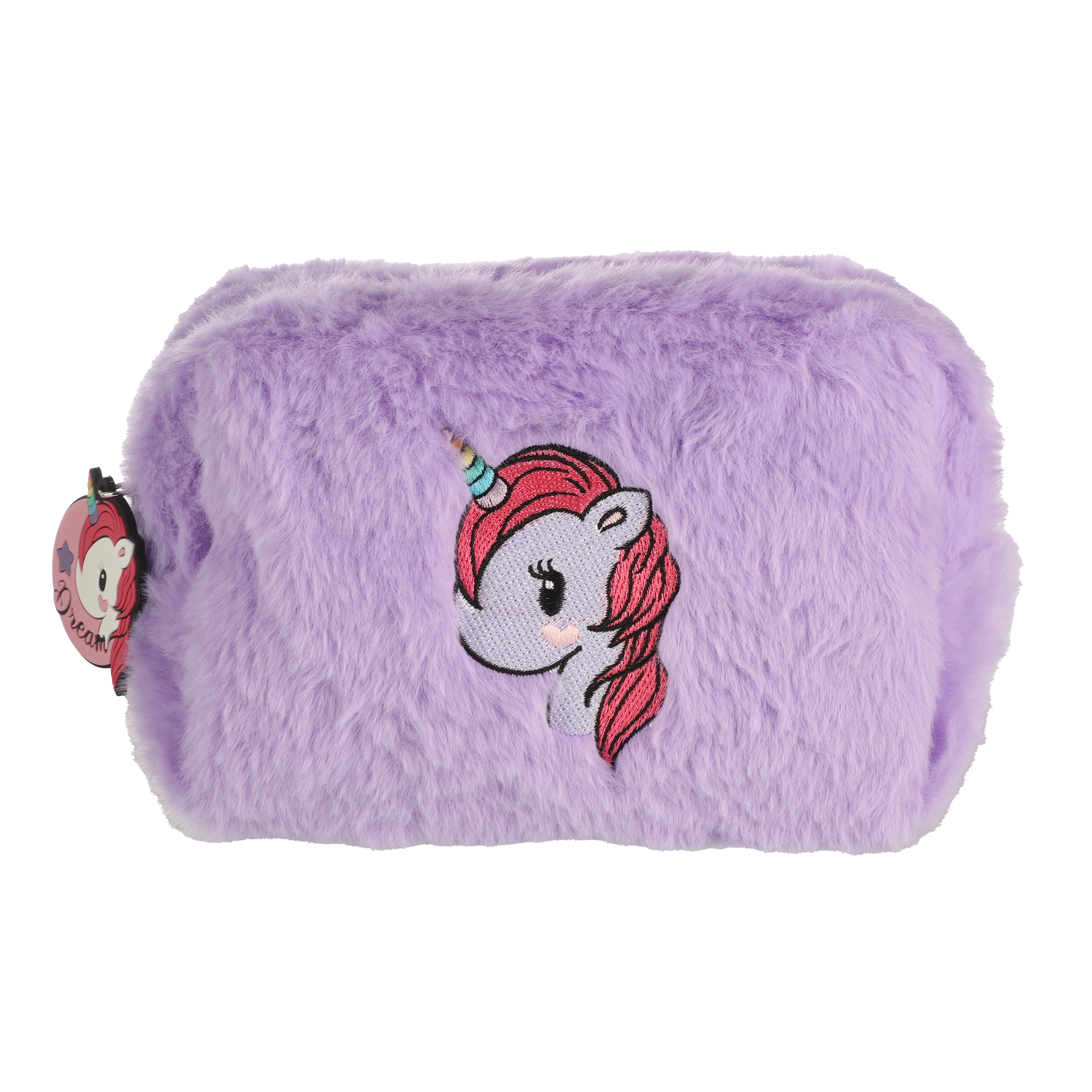 Trousse de toilette fourrure Licorne