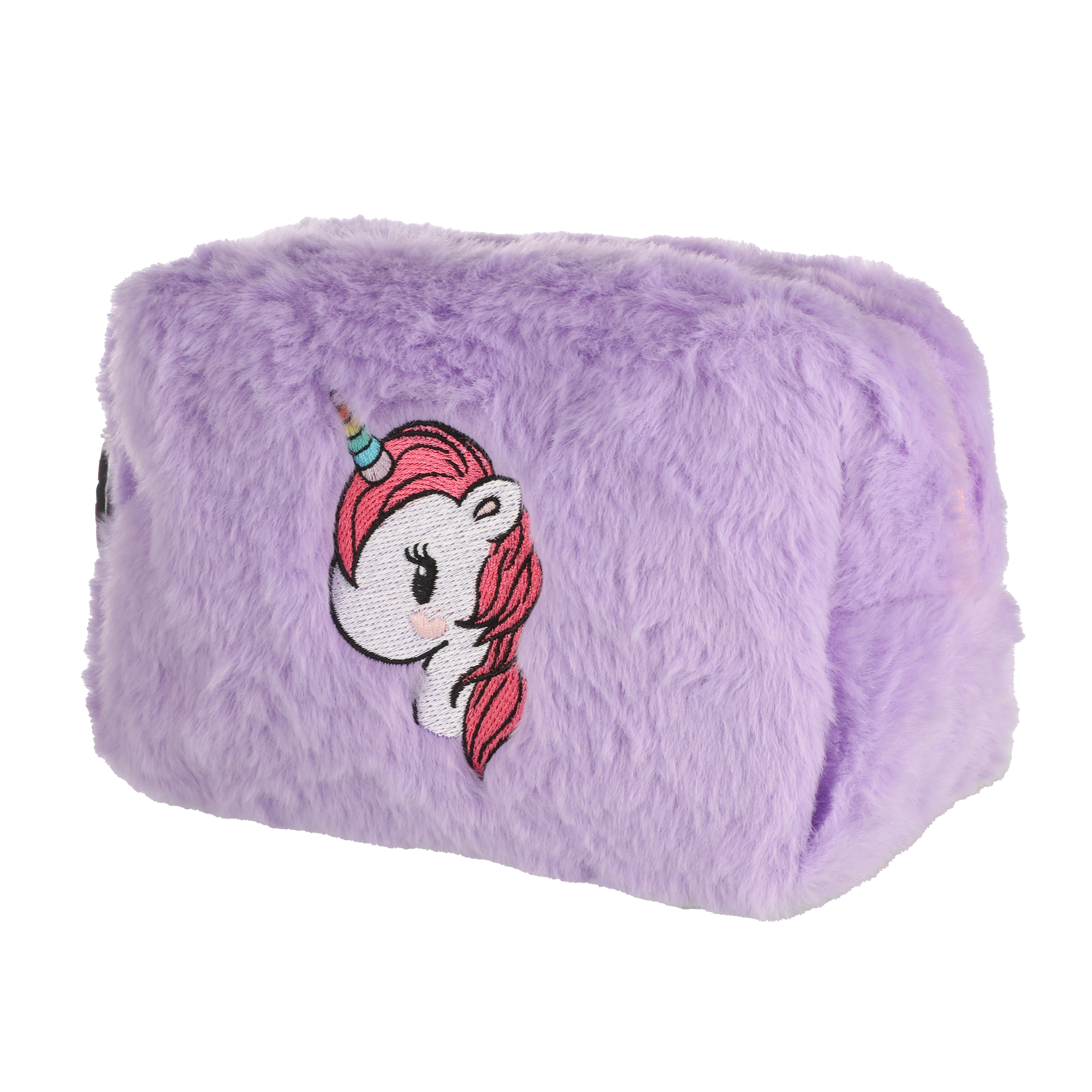 Trousse de toilette fourrure Licorne