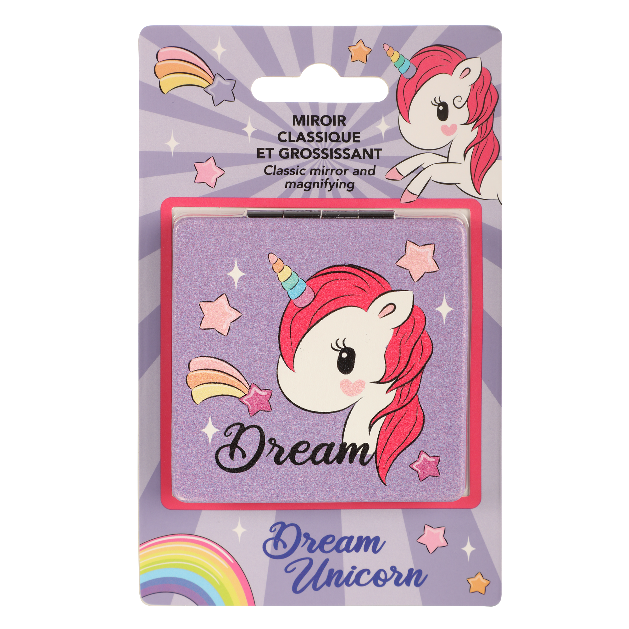 Miroir de sac Licorne