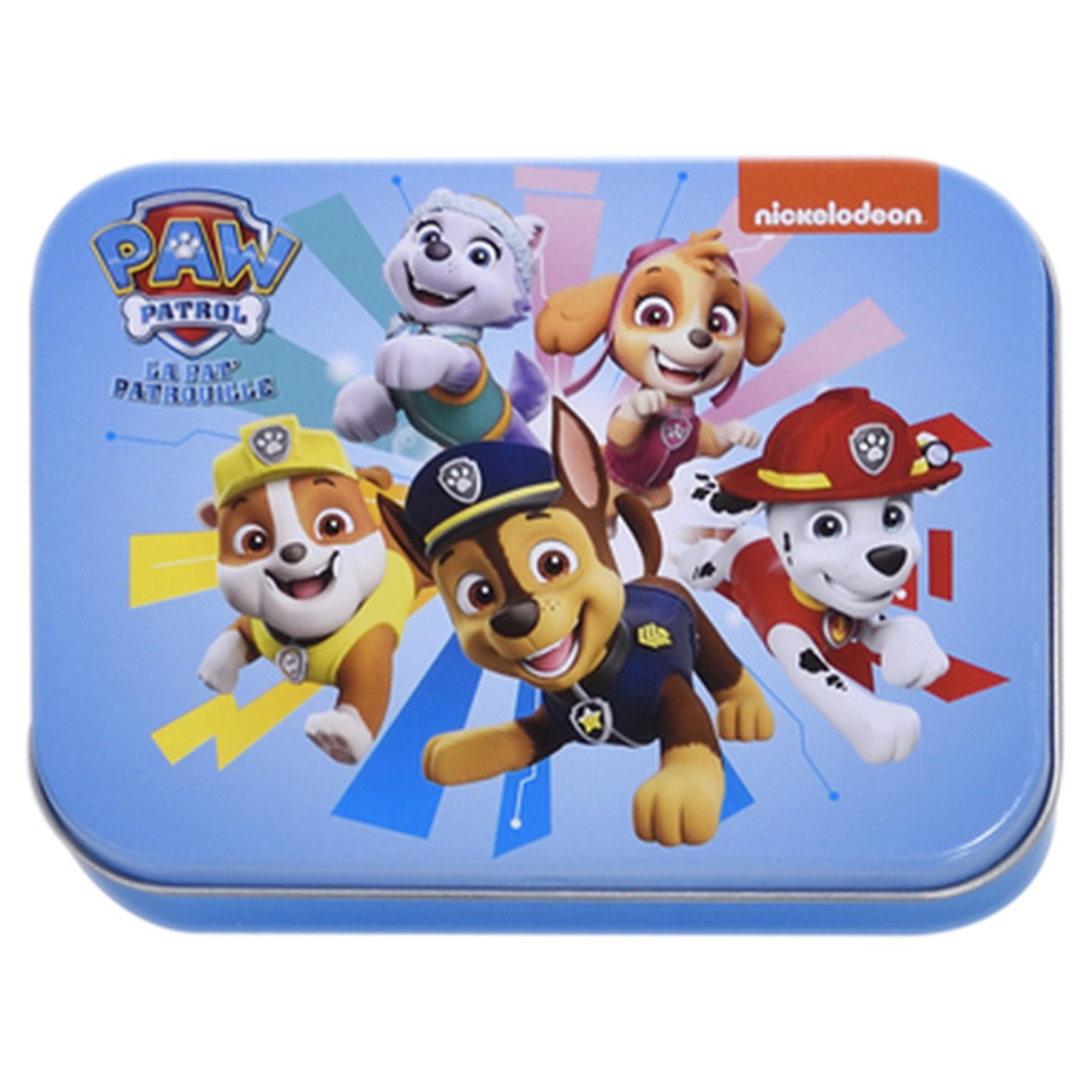 BOITE METAL 24 PANSEMENTS PAW PATROL