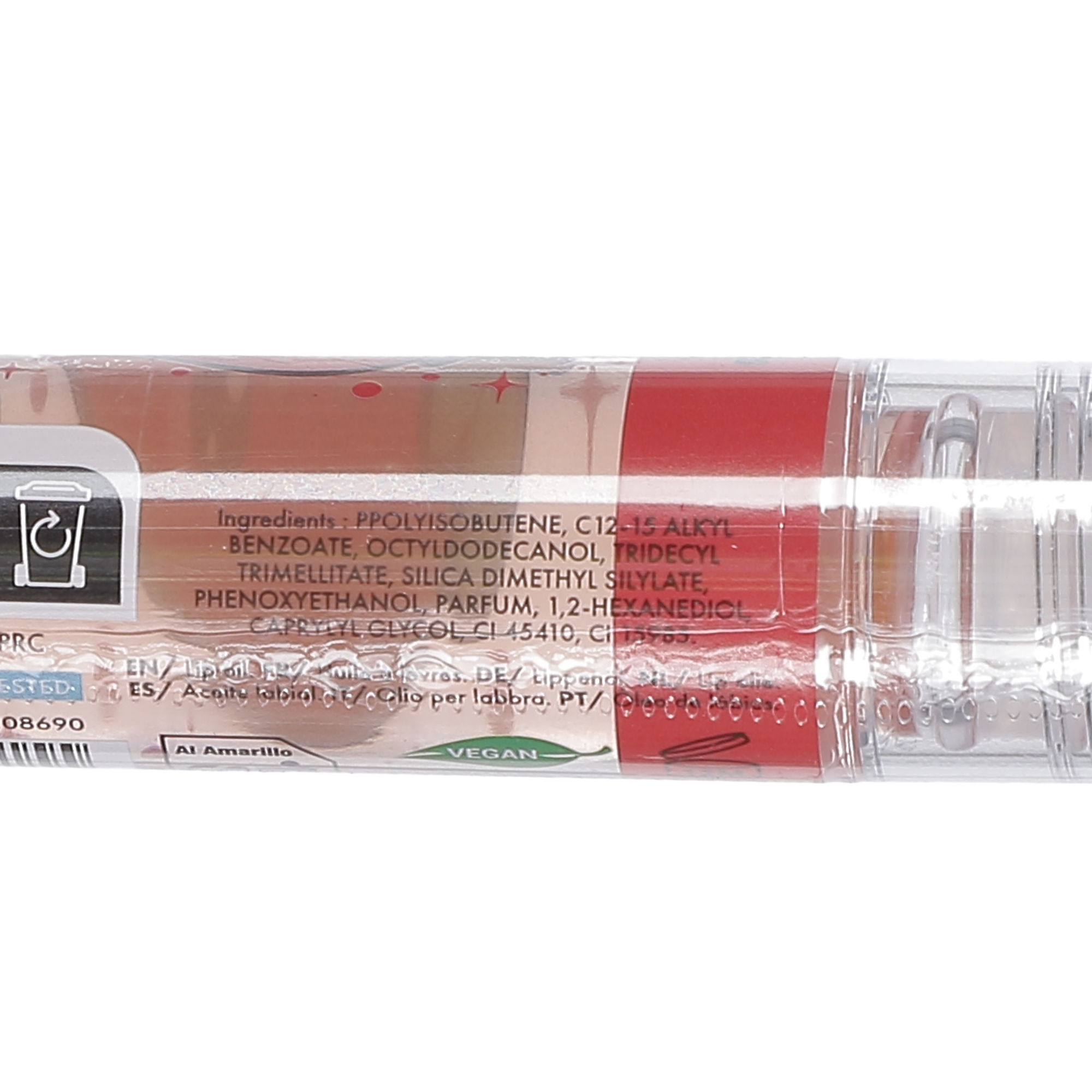 Huile à lèvres Roller fraise ou pèche