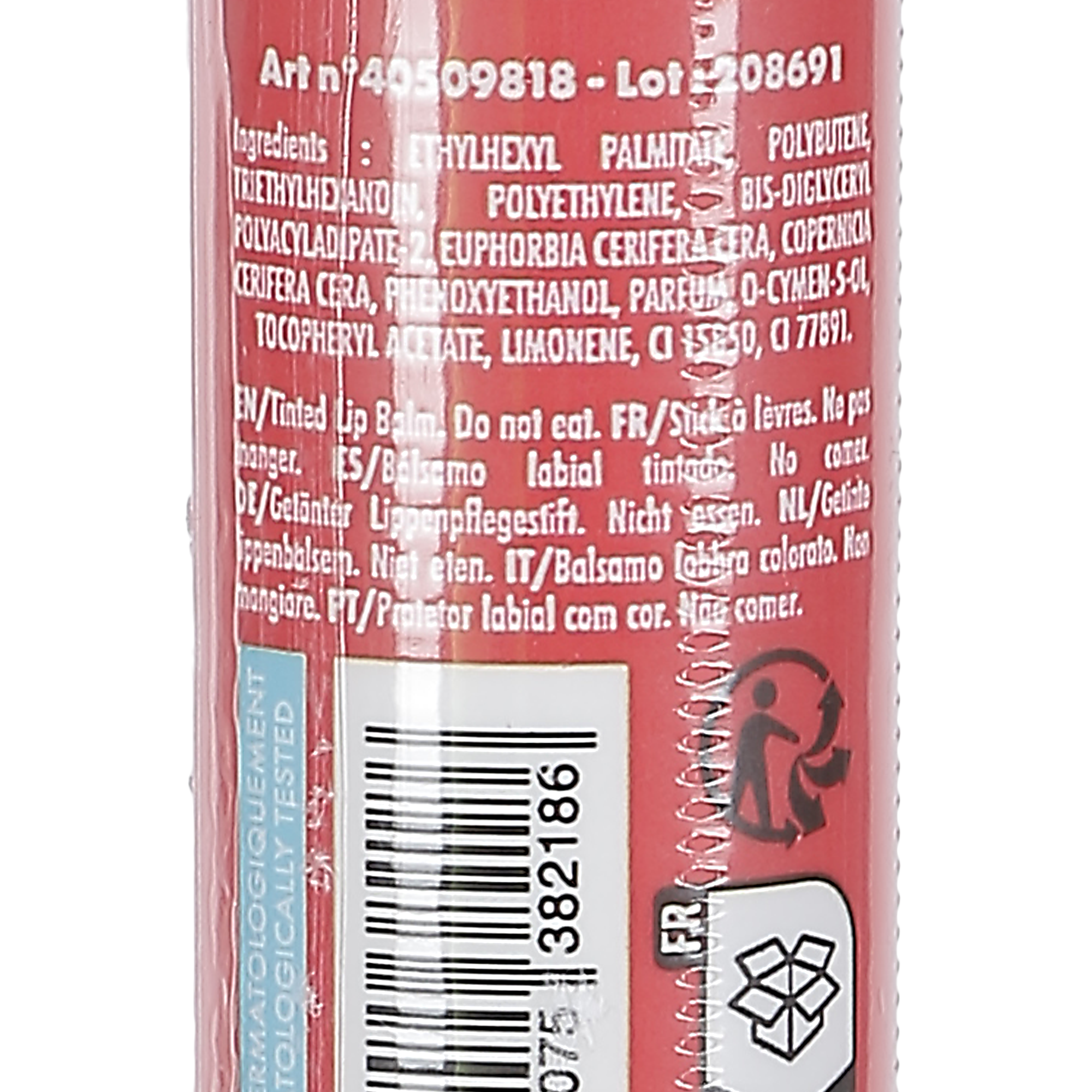 Baume à lèvres teinte coco ou cérise