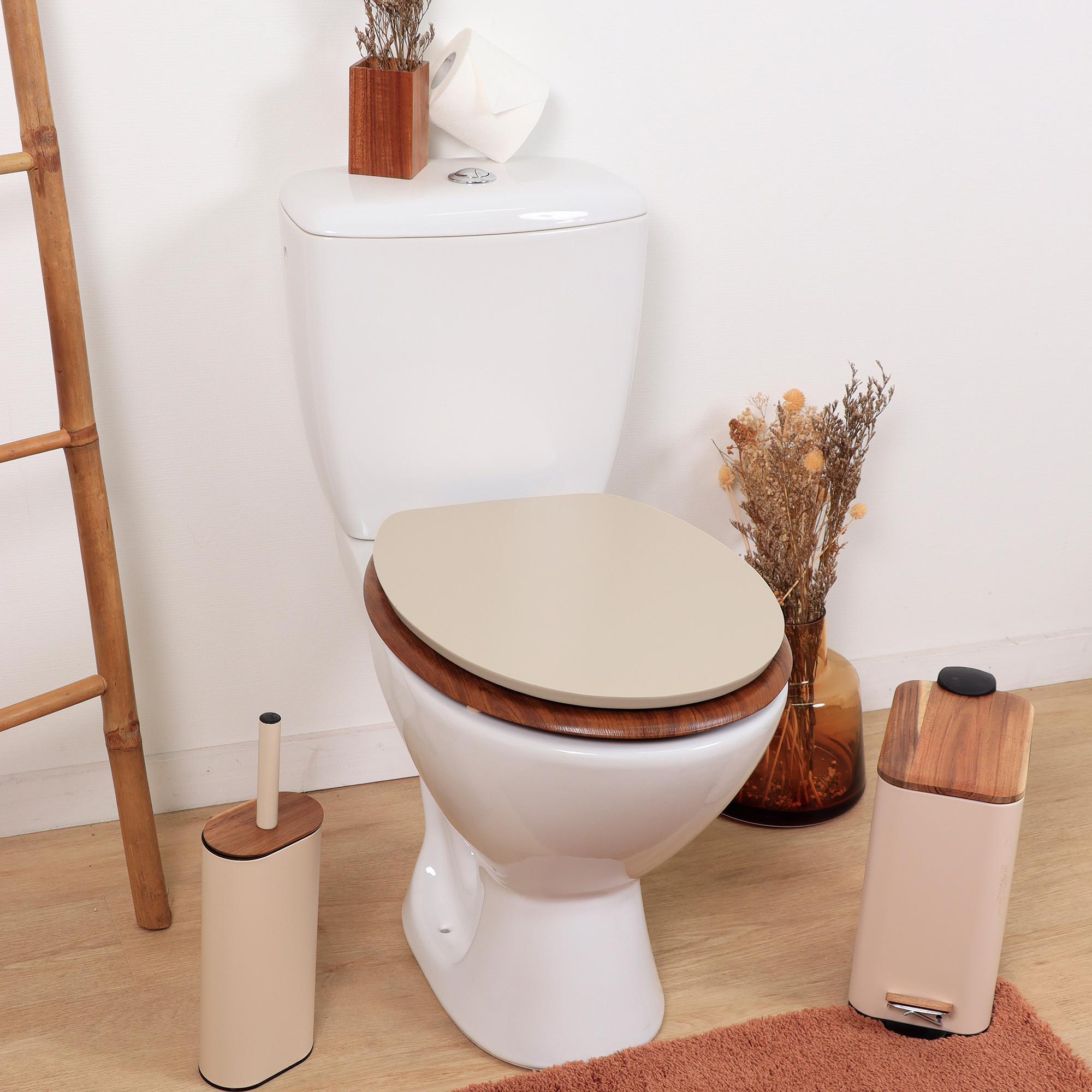 Abattant WC beige