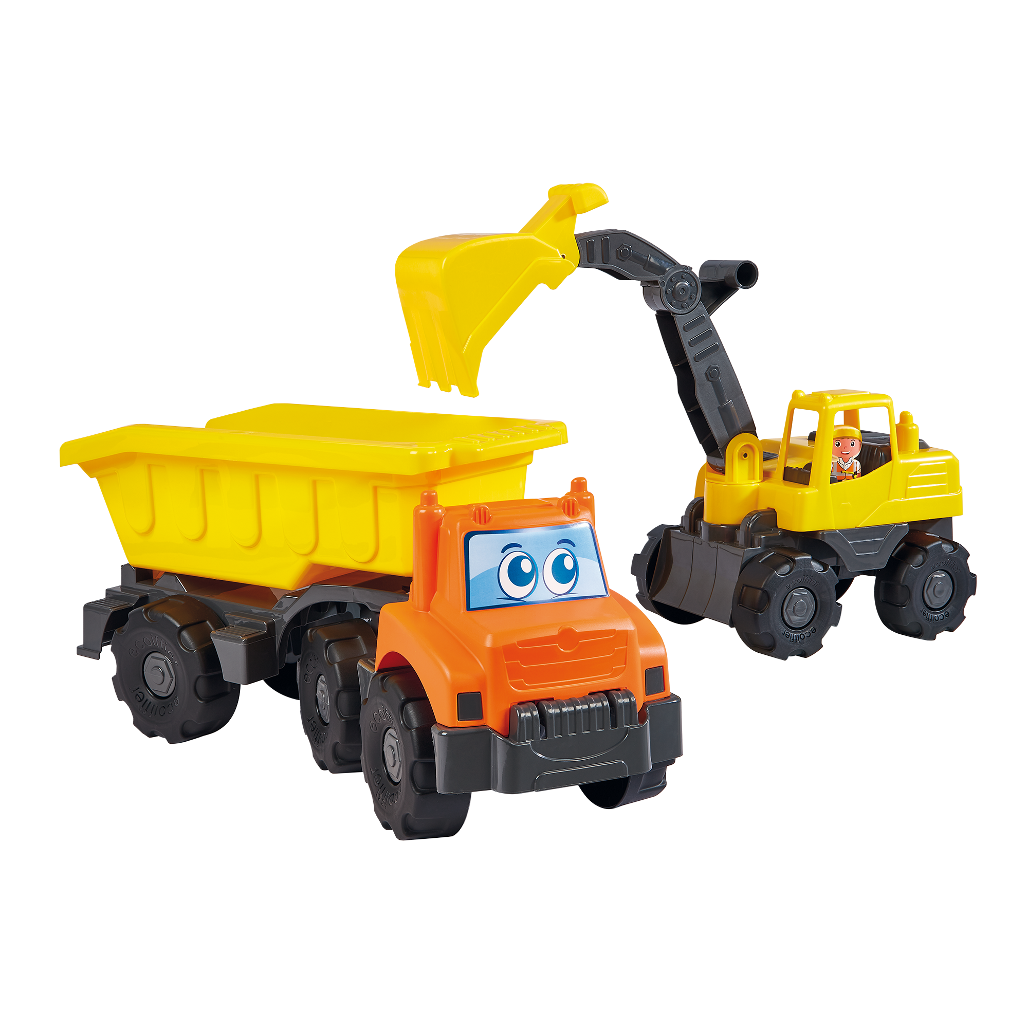 2 véhicules de travaux publics