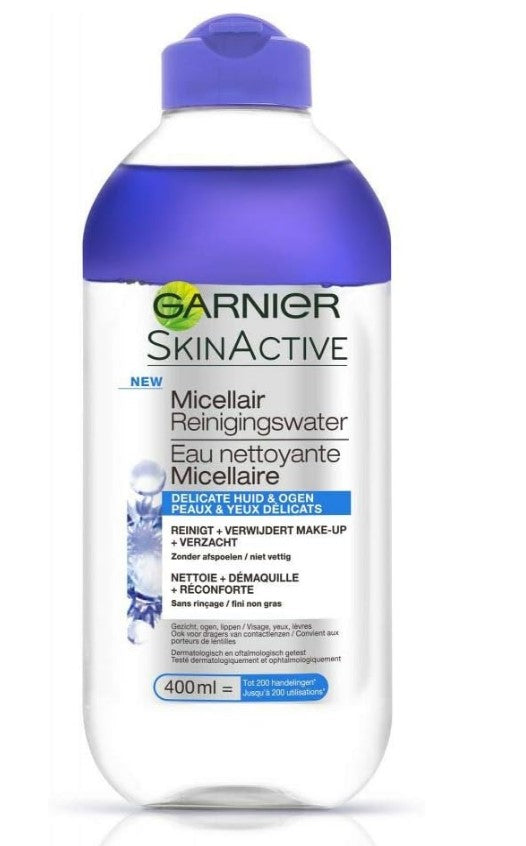 Eau nettoyante micellaire peaux et yeux sensibles