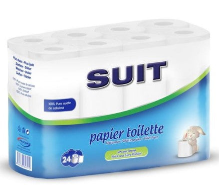 24 rouleaux de papier toilette