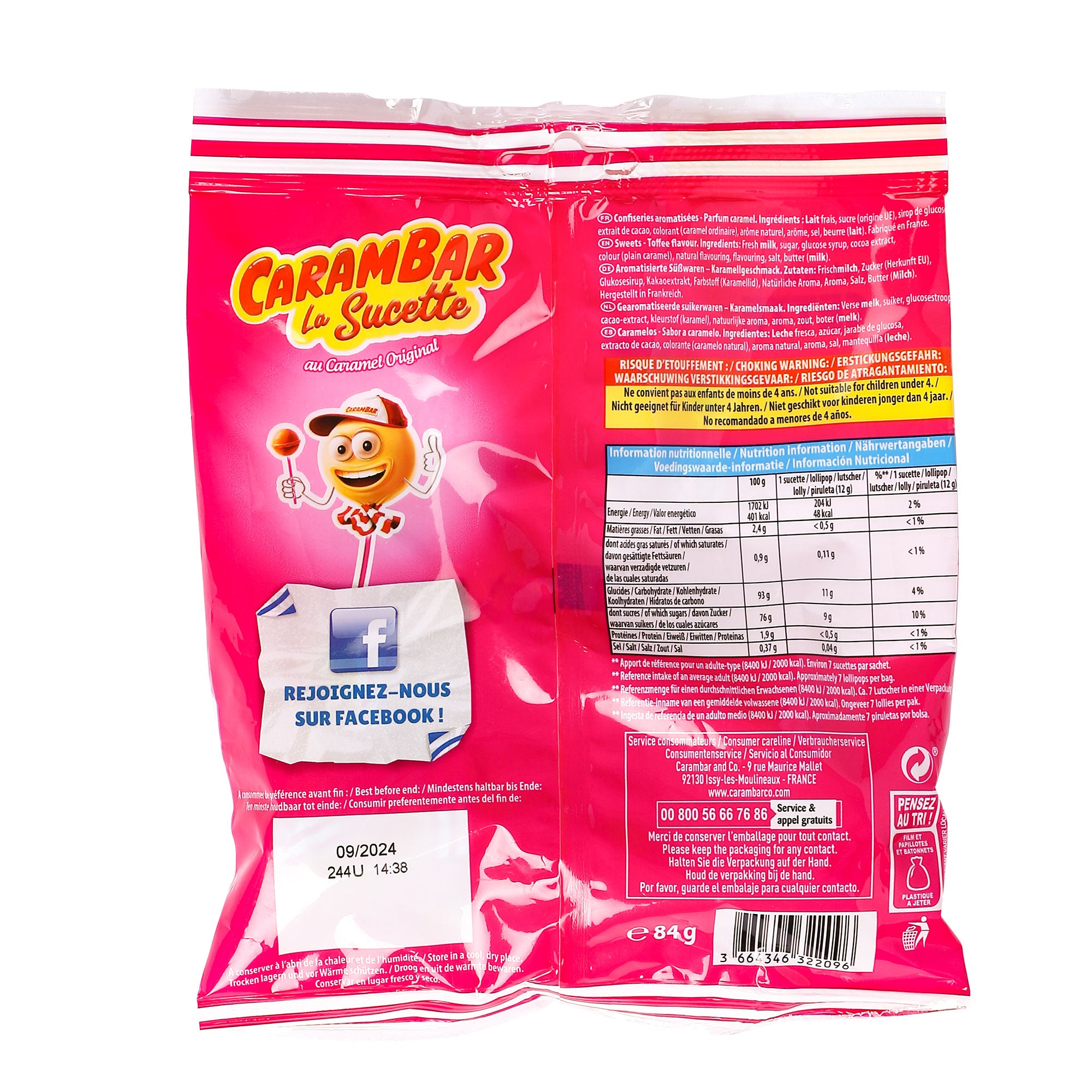 Sucettes au caramel