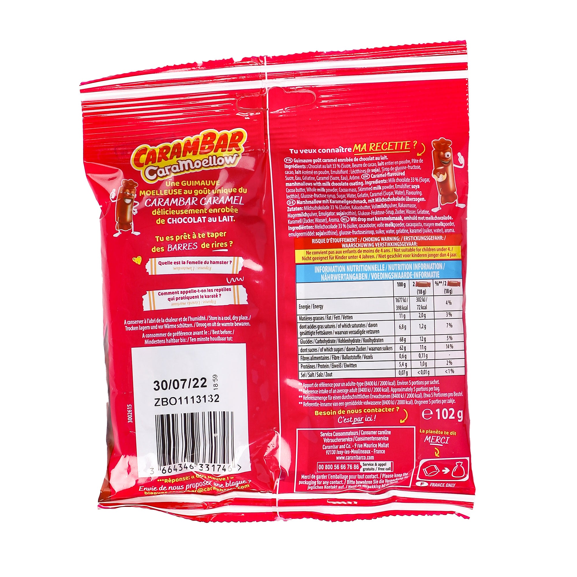 Guimauve goût caramel