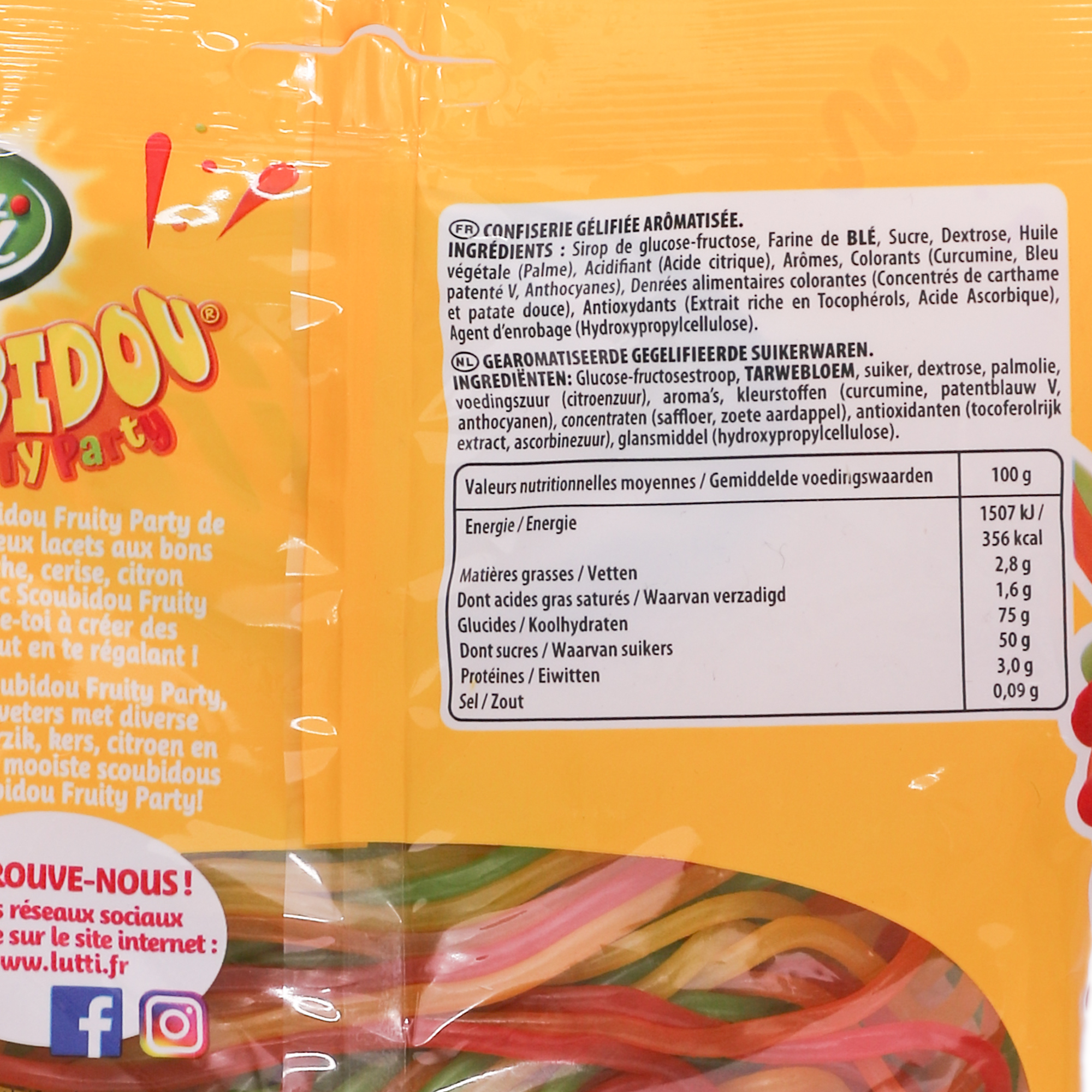 SACHET SCOUBIDOU FRUITY PARTY