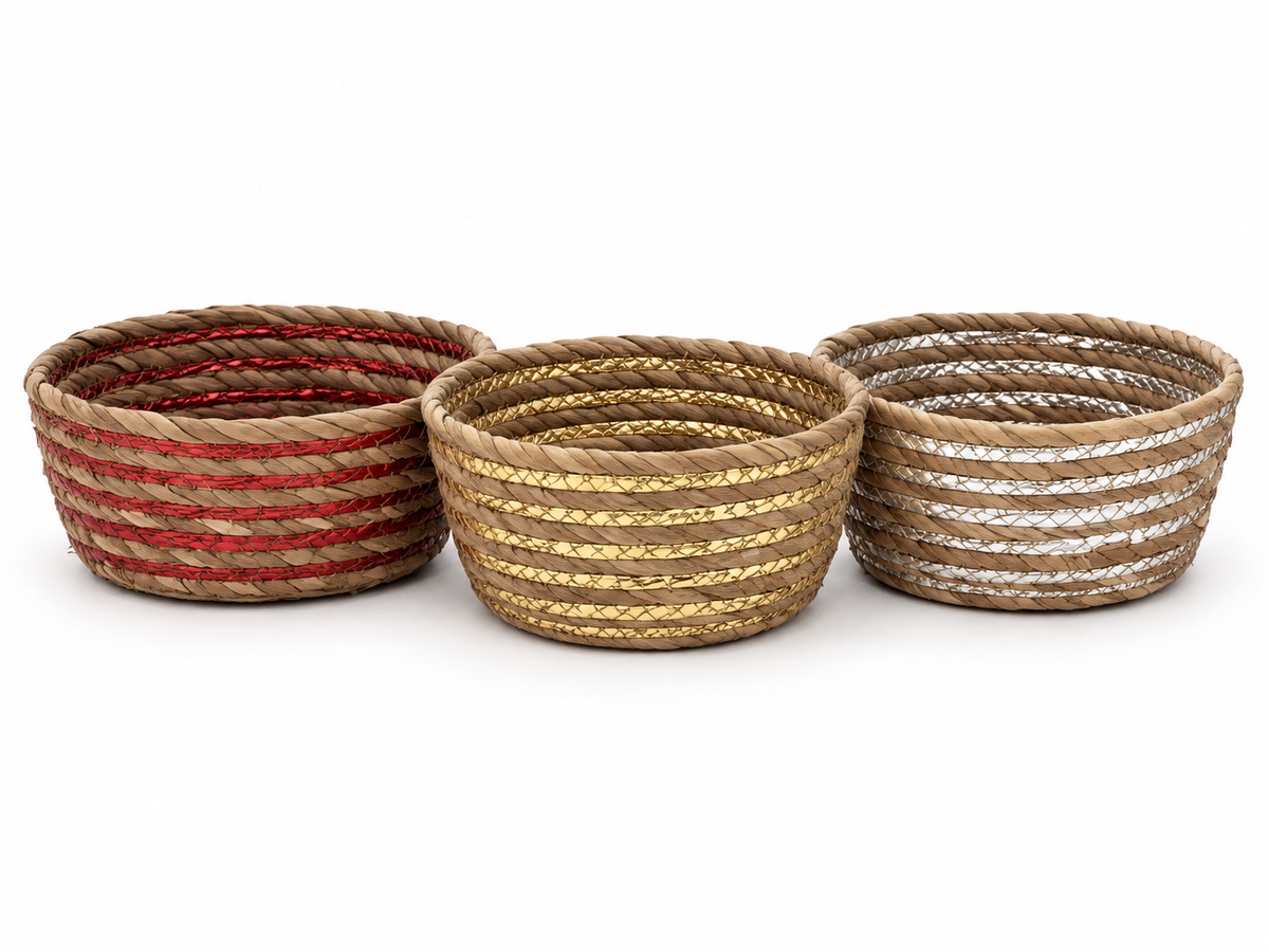 PANIER ROND 24X9 CM / 20X10 CM ASSORTI