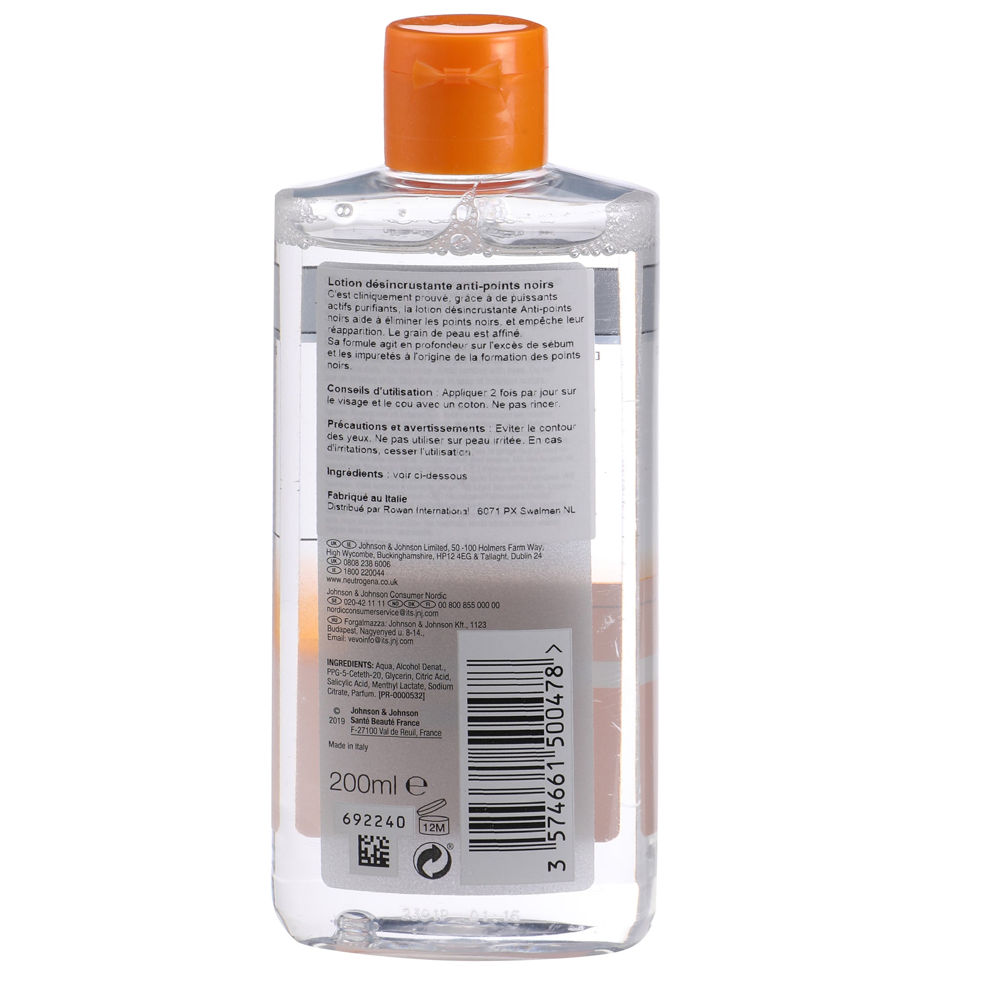 Lotion nettoyante anti-points noirs visibly clear