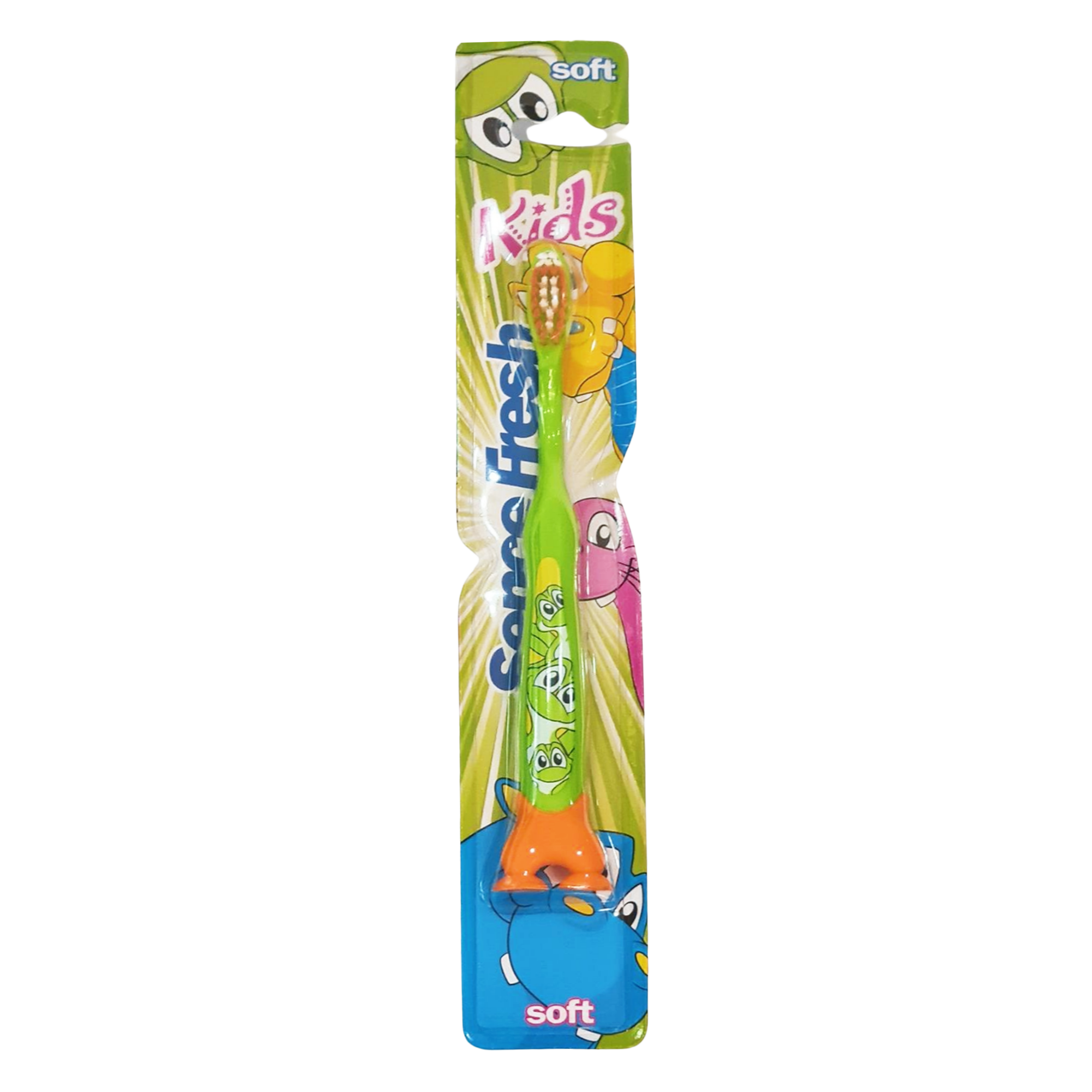 Brosse à dents enfants soft vert