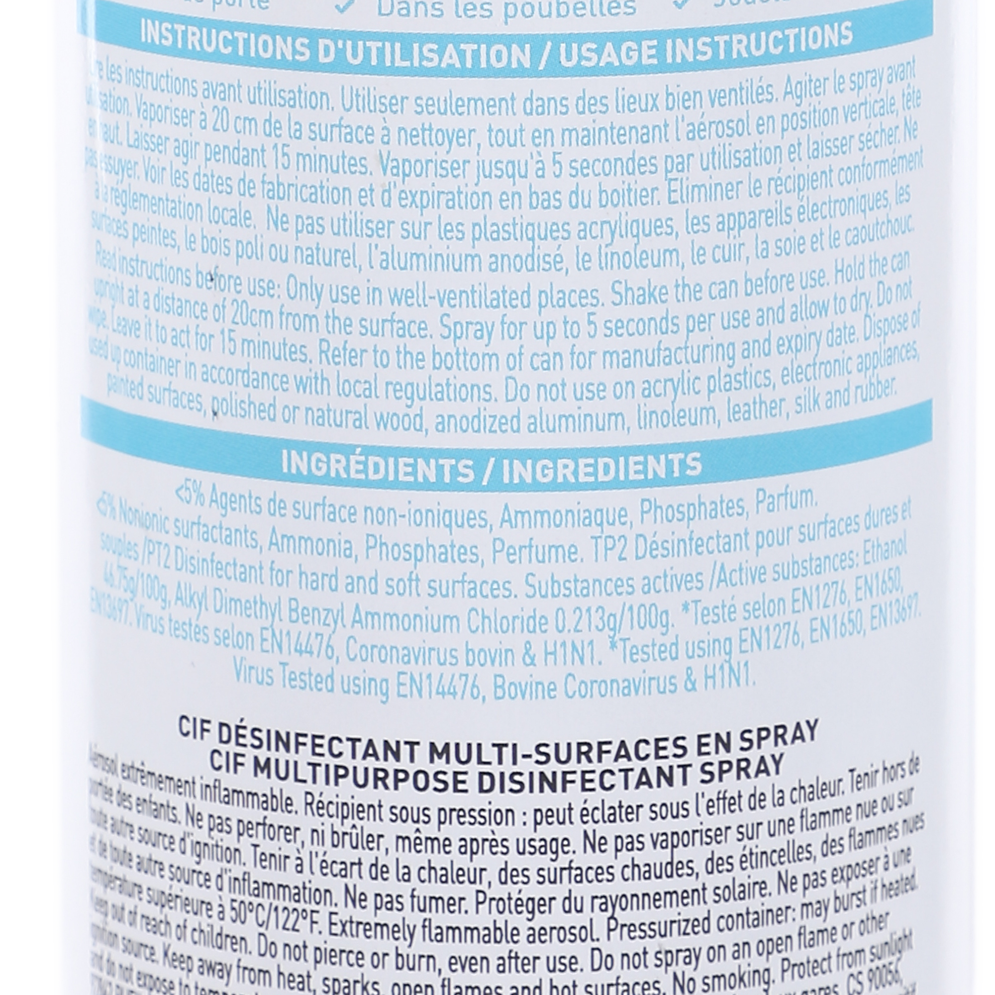 SPRAY DESINFECTANT MULTI-USAGES OCEAN