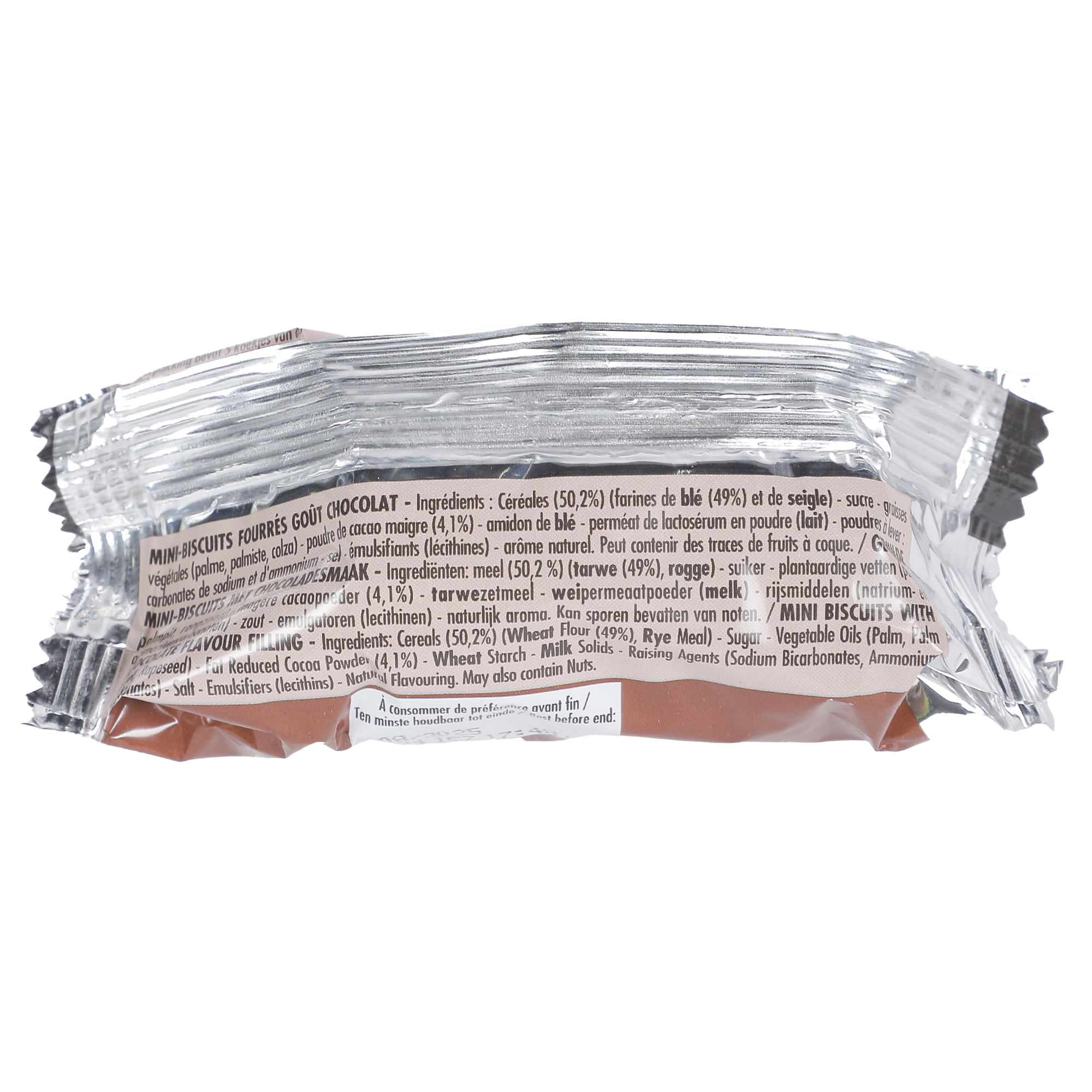 12 sachets de mini BN au chocolat