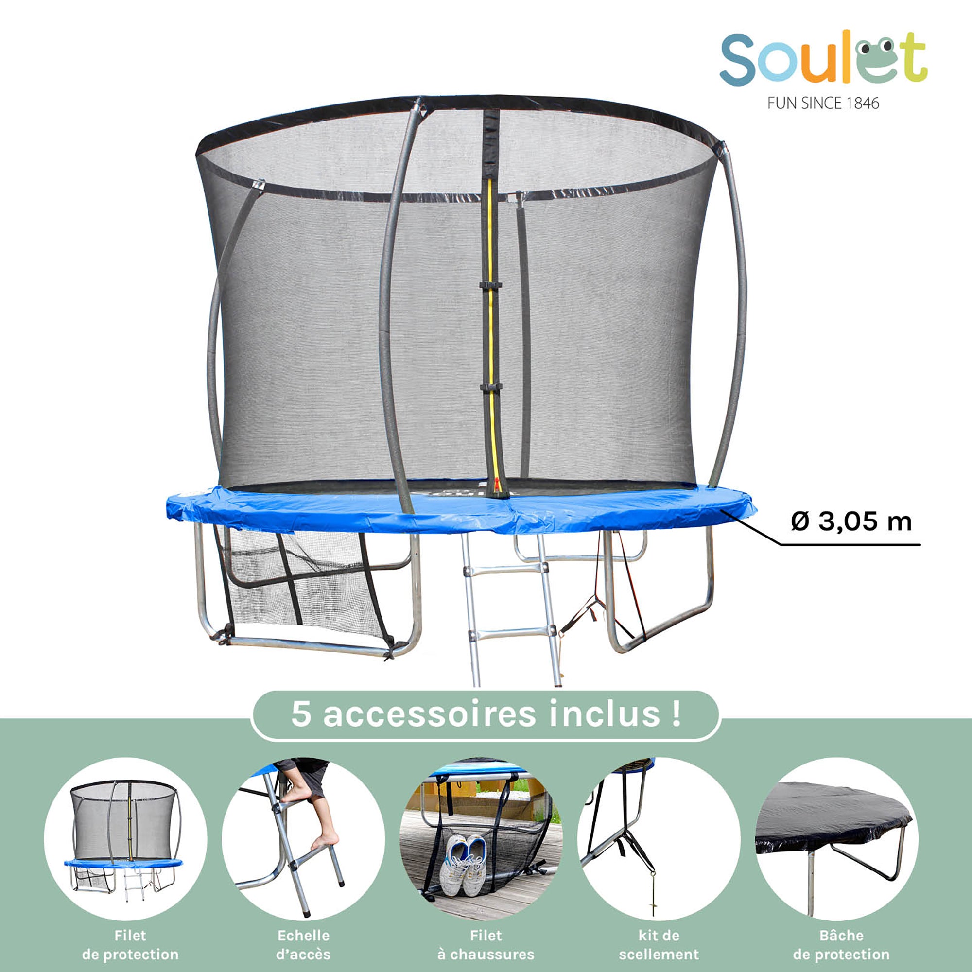 Trampoline 3.05m