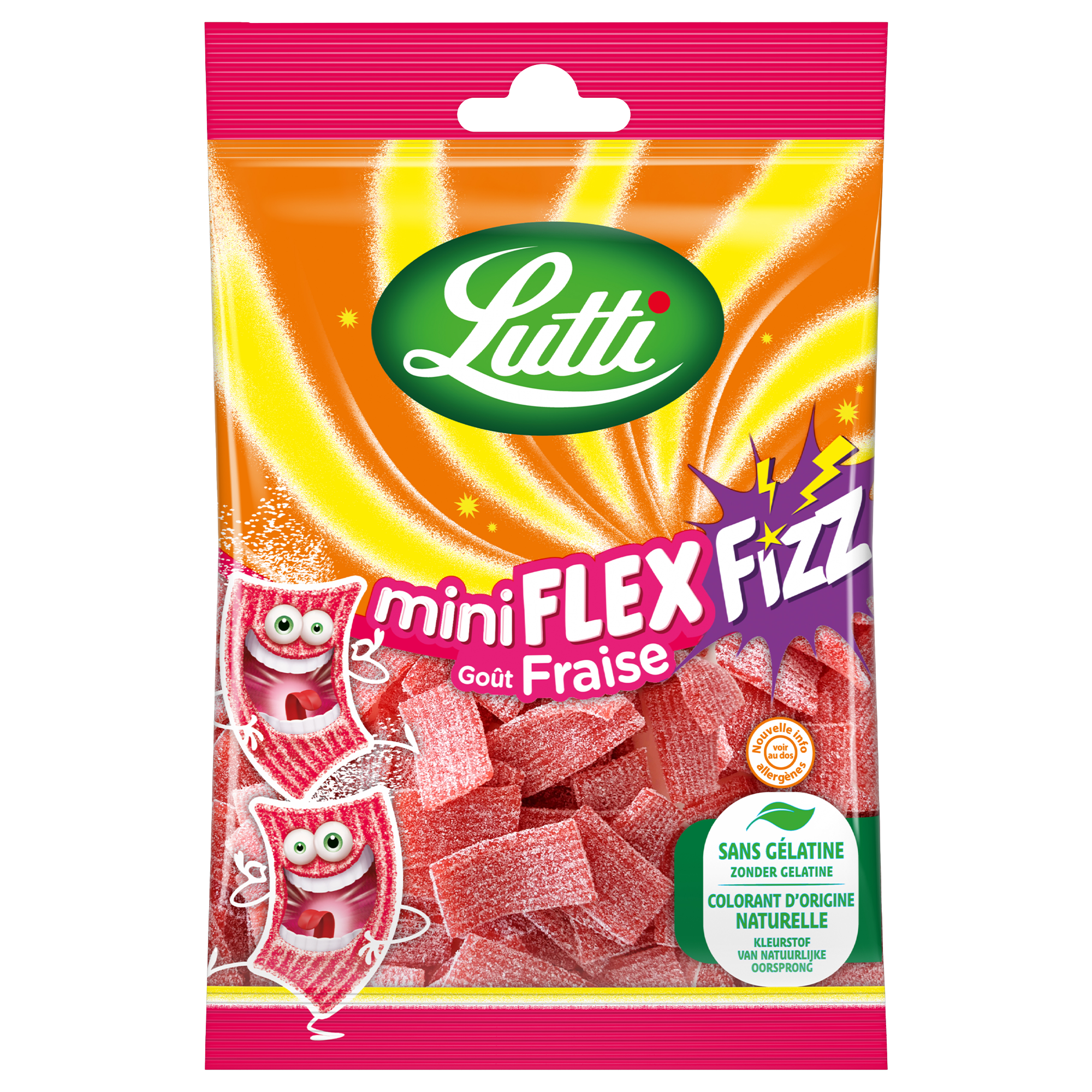 Sachet mini flex fizz fraise