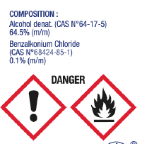 Alcool modifié 70% hygiène cutanée 250ml