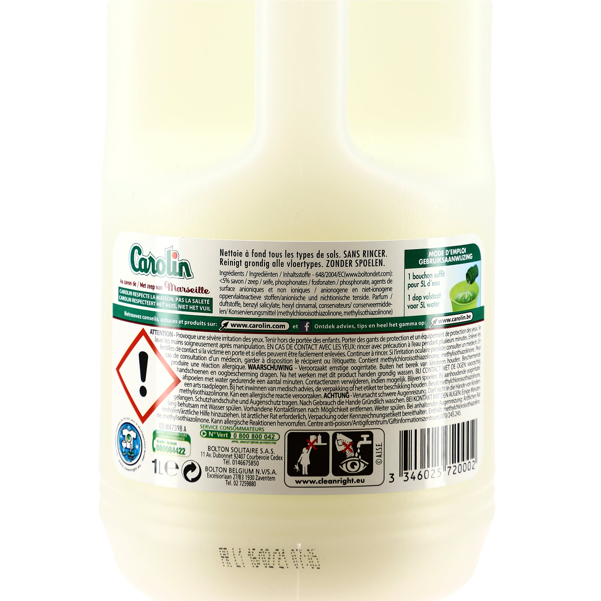 Nettoyant sols savon de Marseille