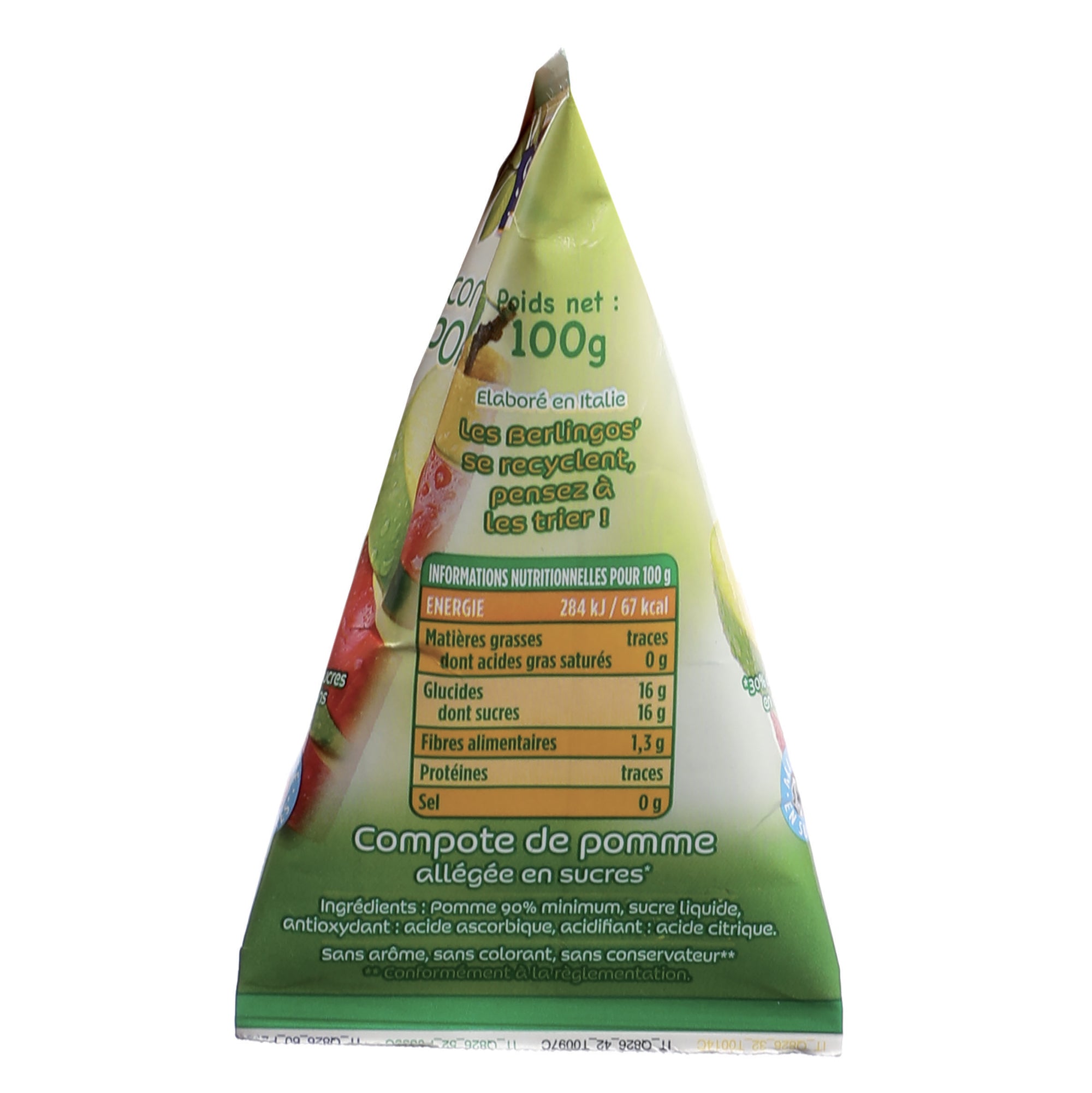 12 berlingots compote de pomme