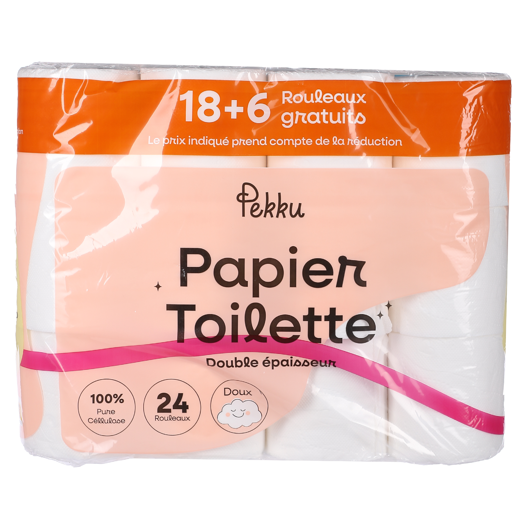 18+6 rouleaux de papier toilette