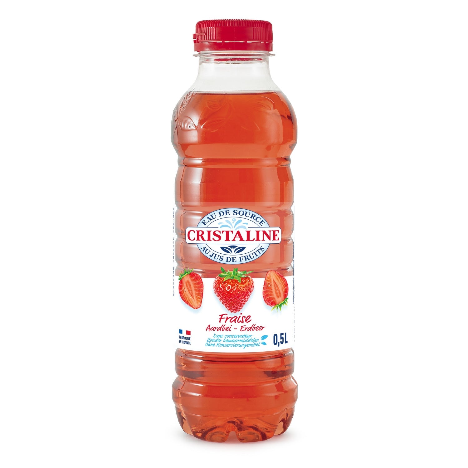 Cristaline eau aromatisée à la fraise
