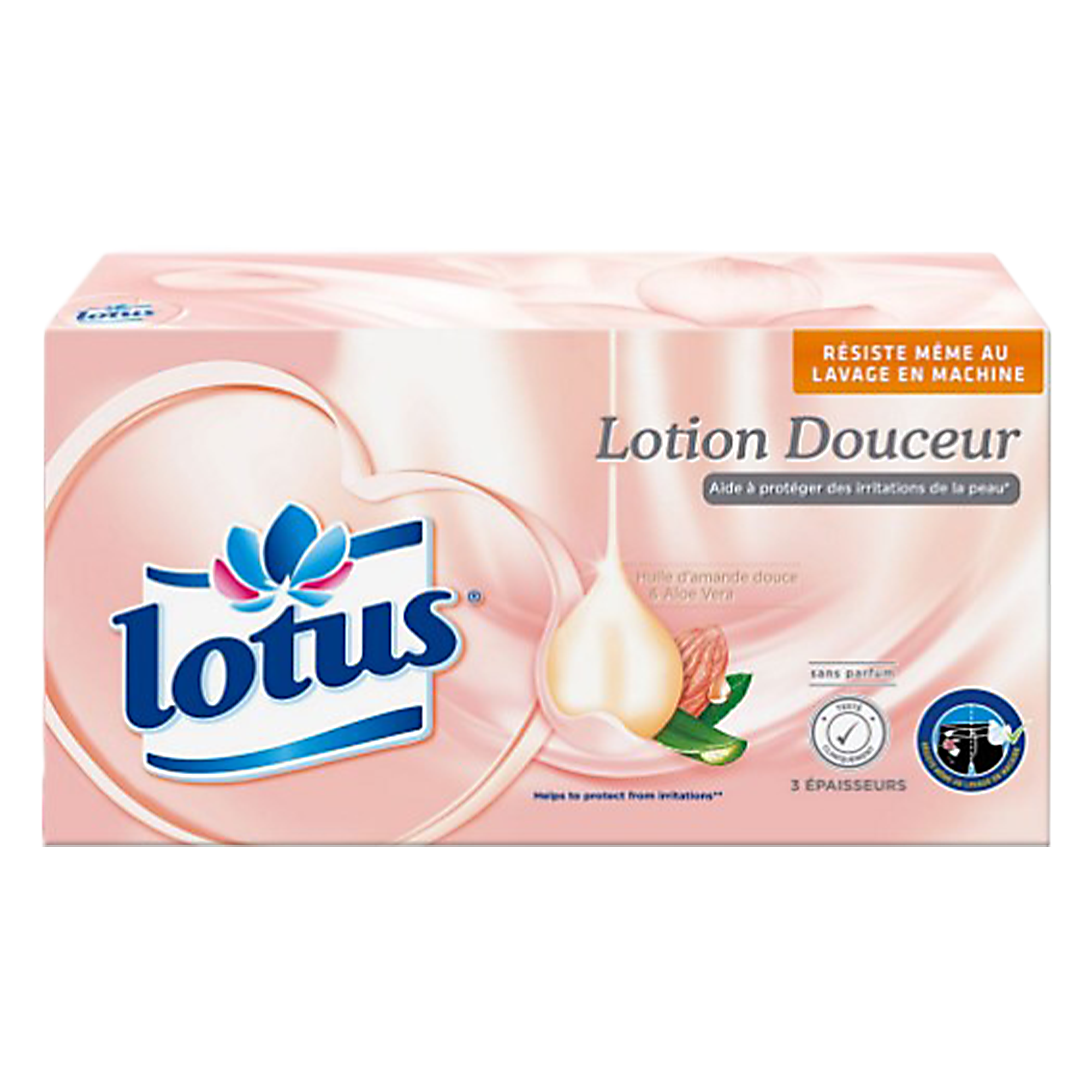 Boîte 72 mouchoirs lotion douceur