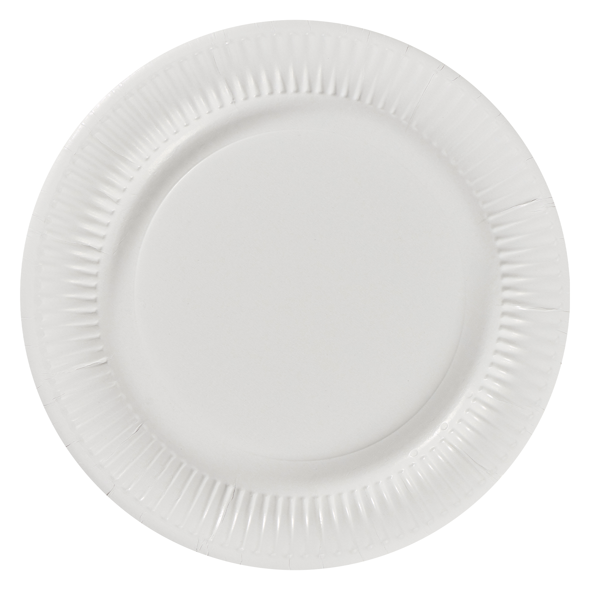 50 assiettes en carton blanches