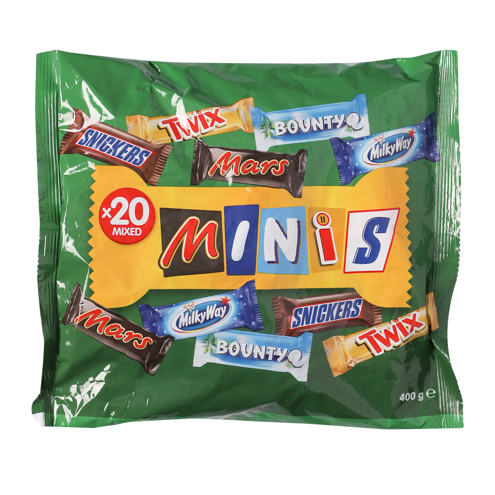 Sachets 20 minis barres mixtes