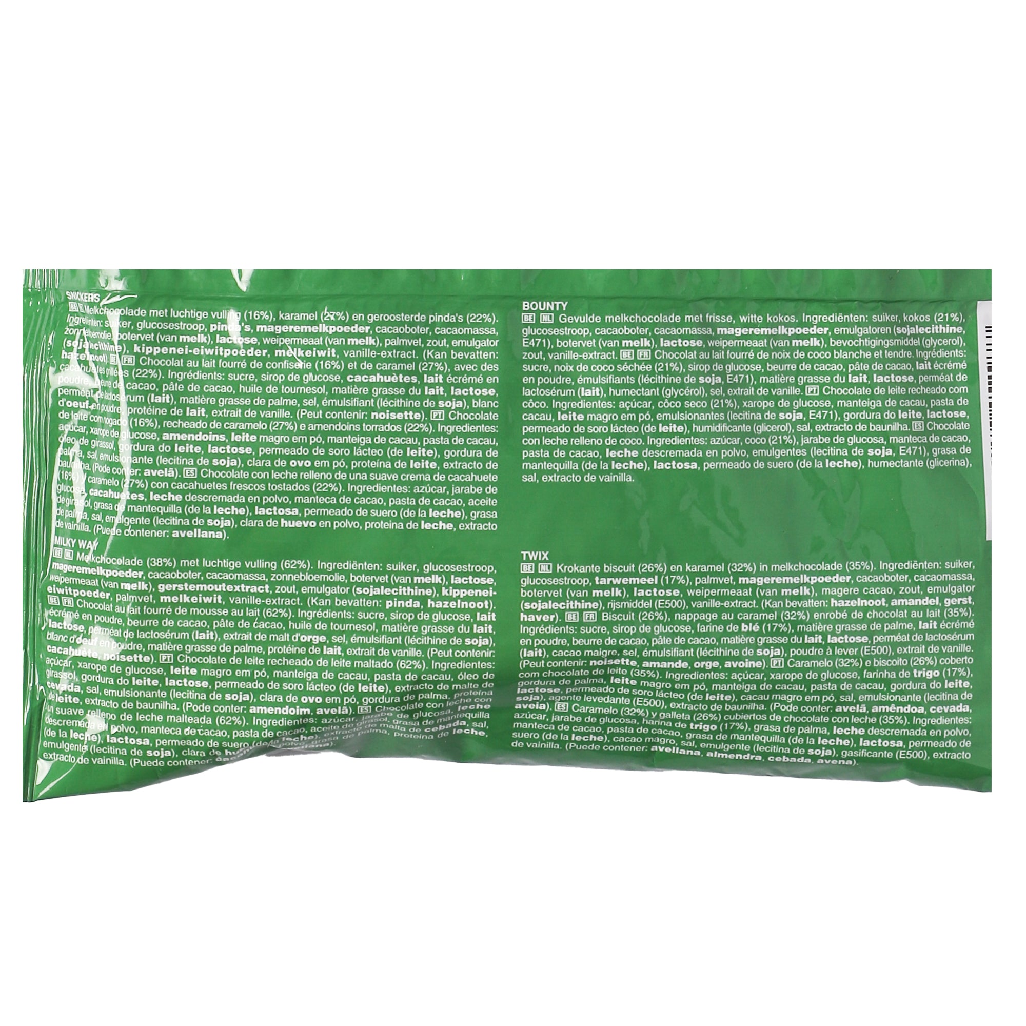 Sachets 20 minis barres mixtes