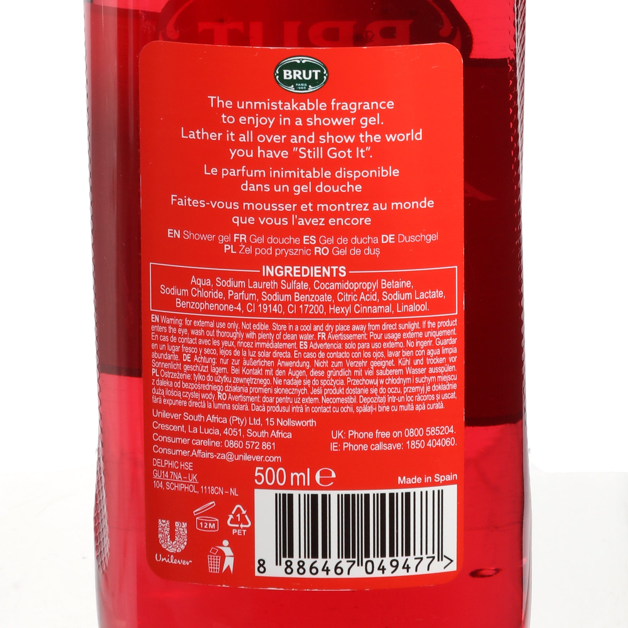 Gel douche 2 en 1 attraction totale