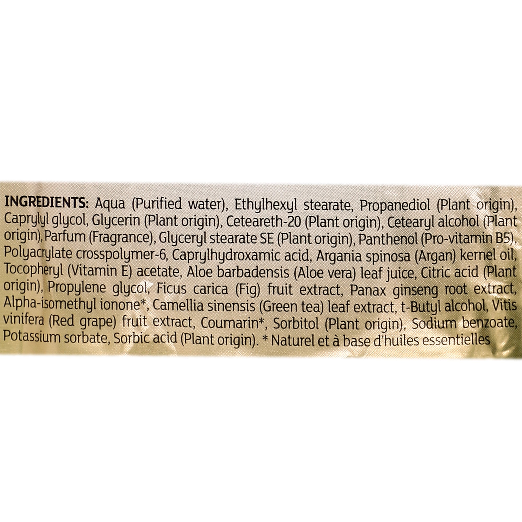 Masque visage en tissu vitamine B5